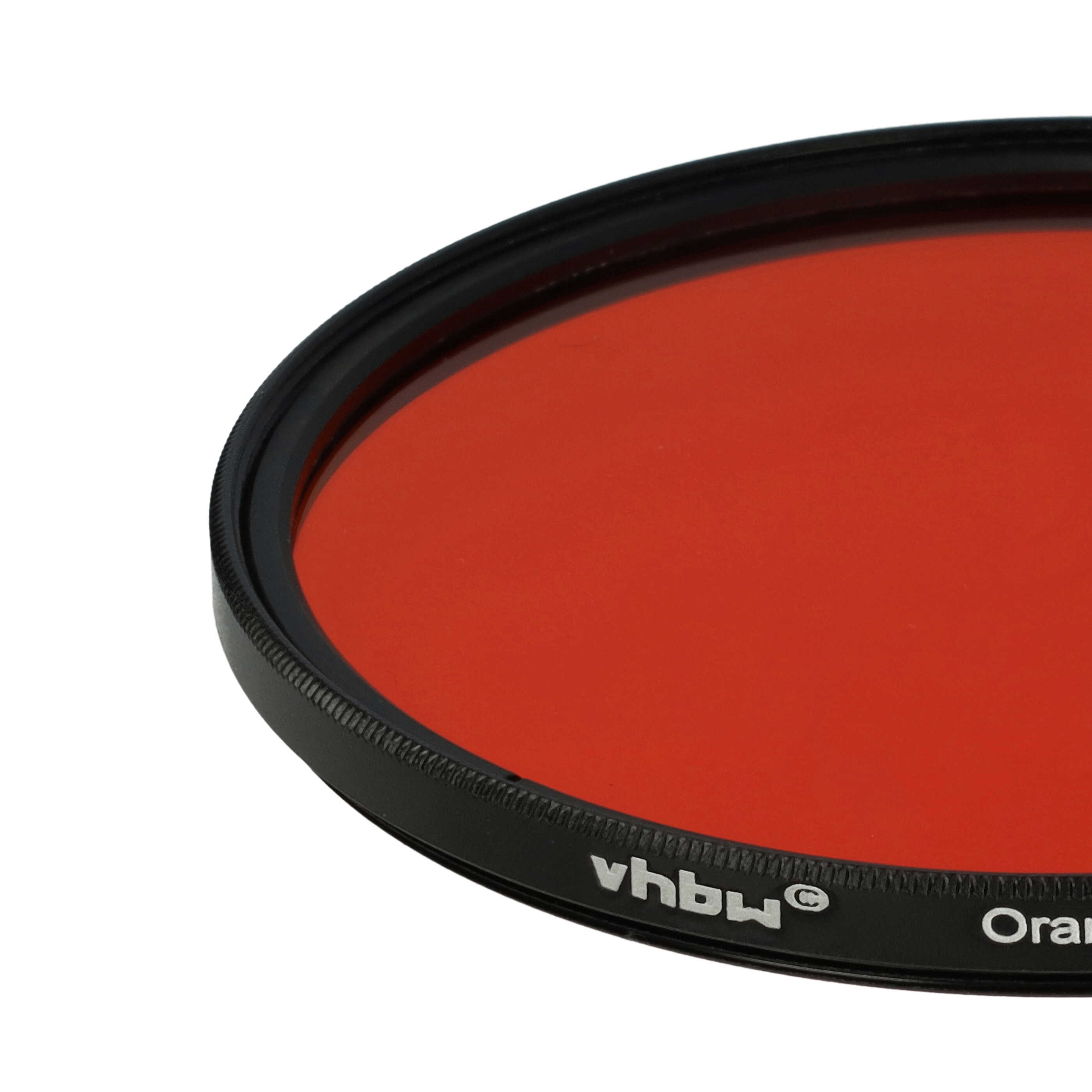 Filtre de couleur orange pour objectifs d'appareils photo de 77 mm - Filtre orange
