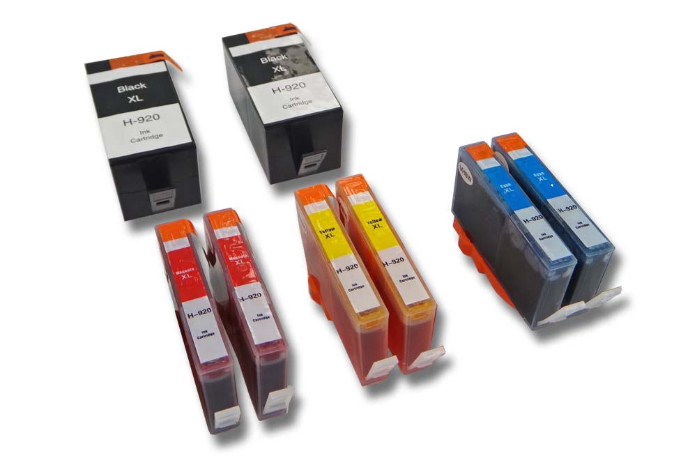 8x Ink Cartridges for HP Officejet 7000, 6000 Special Edition, 6000 Wireless, 6500 A Plus 7000 Printer - B/C/M