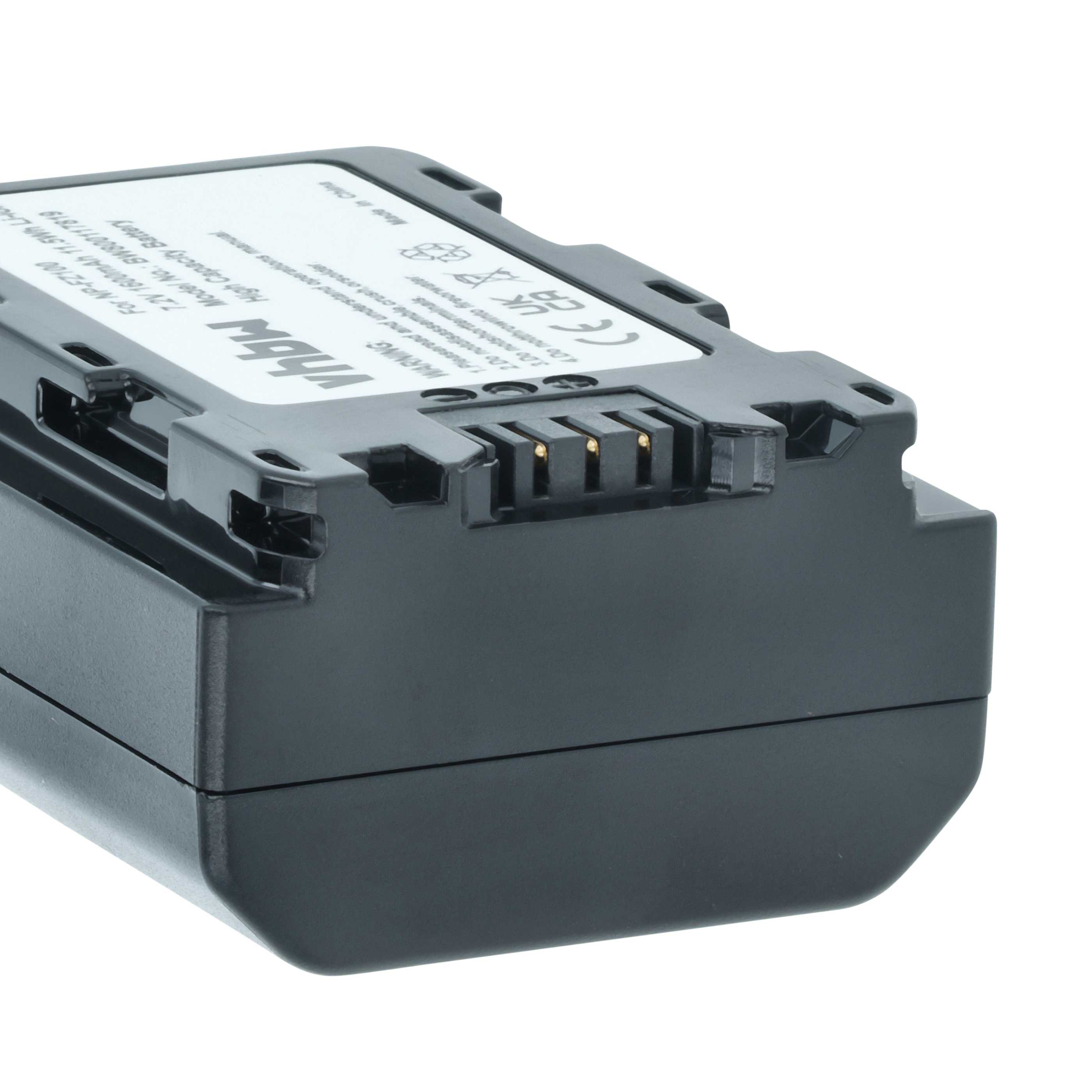 Battery replaces Sony NP-FZ100 - 1600mAh, 7.2V, Li-polymer