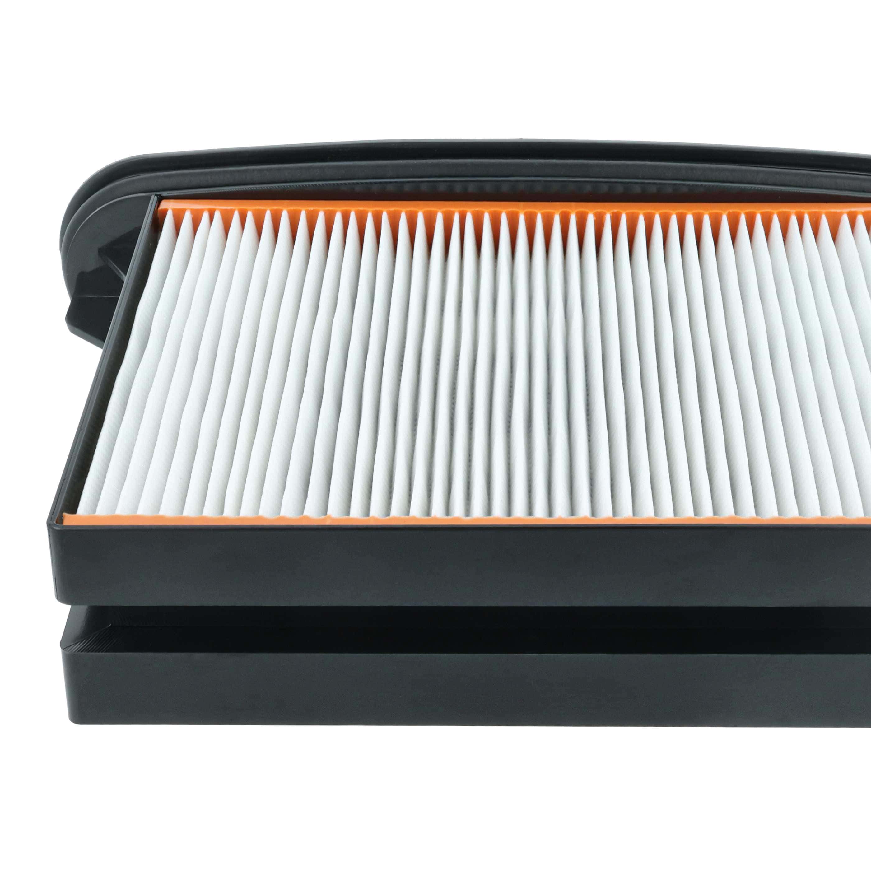 1x flat pleated filter replaces Bosch 1609203C34 for BTI Vacuum Cleaner