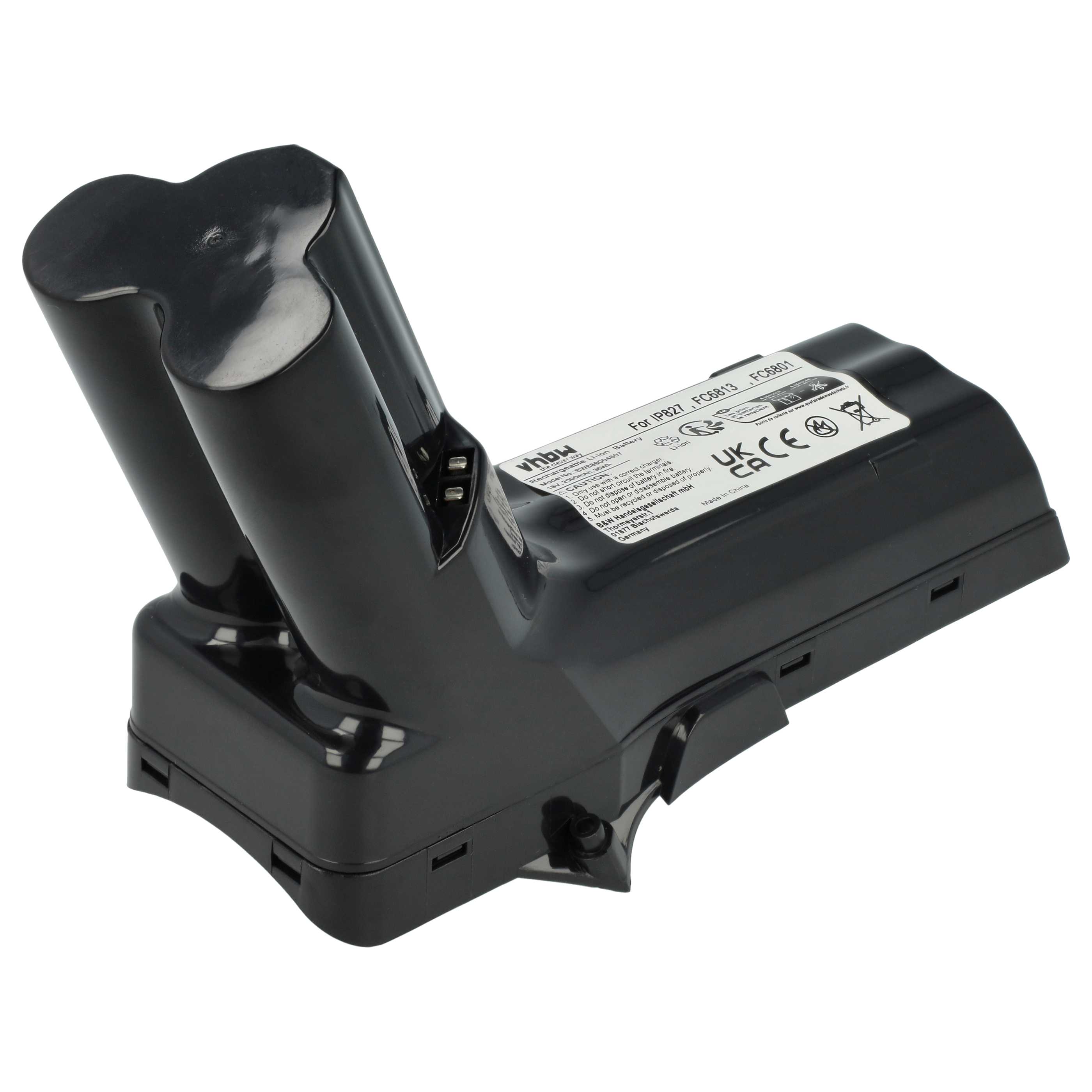 Battery replaces Philips IP827, 300000517621 for Philips 2000mAh, 18V, Li-Ion