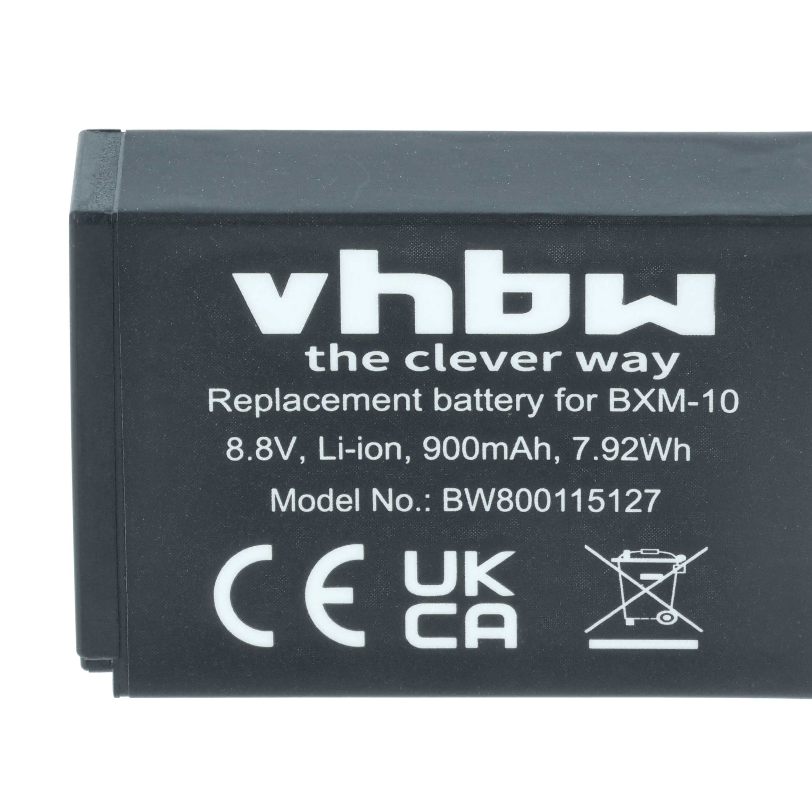 Battery replaces XiaoYi BXM-10 - 900mAh, 8.8V, Li-Ion