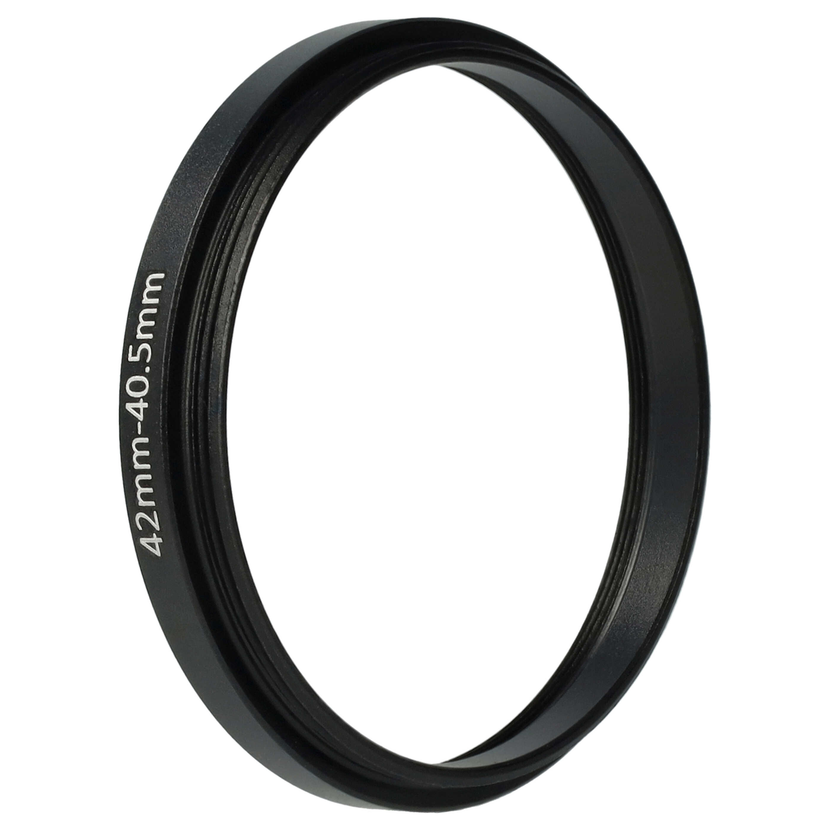 Anello adattatore step-down da 42 mm a 40,5 mm per obiettivo fotocamera - Adattatore filtro, metallo, nero