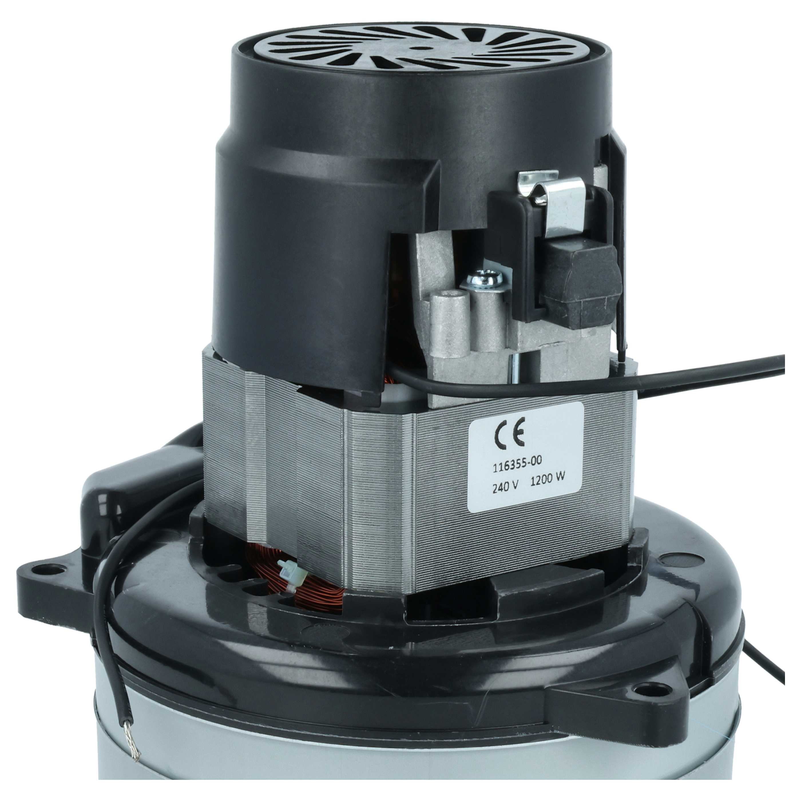 Motor als Ersatz für Ametek 116213, 115961 für Nilfisk-Alto Staubsauger u.a. - Ersatz-Staubsaugermotor, 1200 W