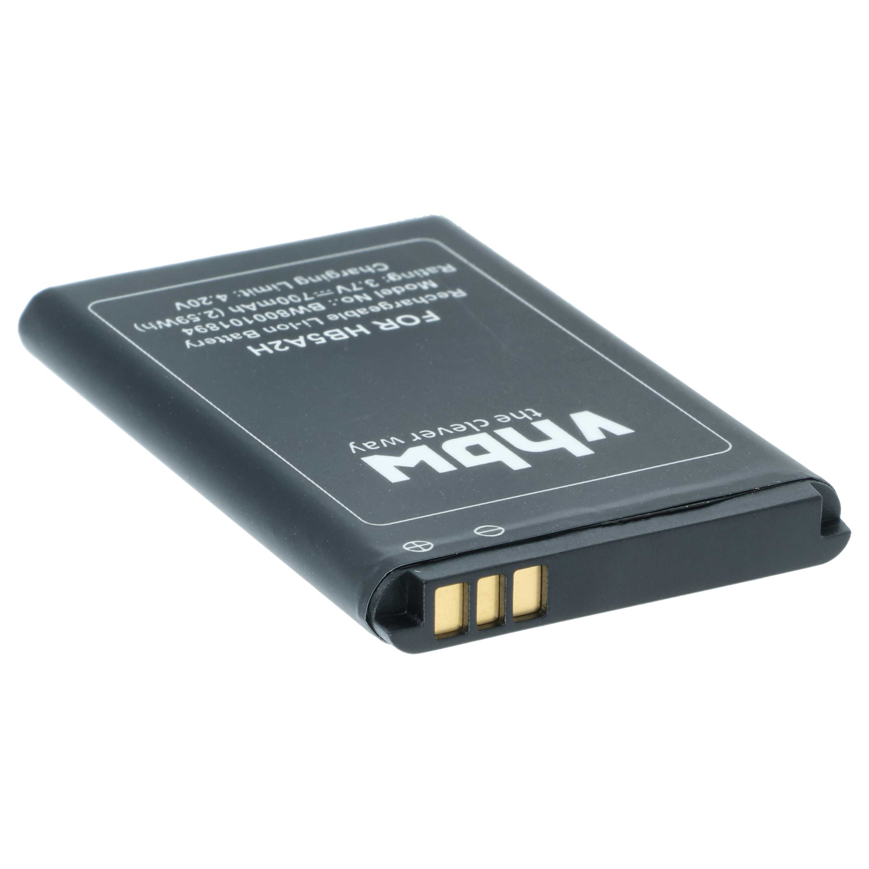 Batteria sostituisce Huawei HB5A2H per cellulare - 1100mAh 3,7V Li-Ion 