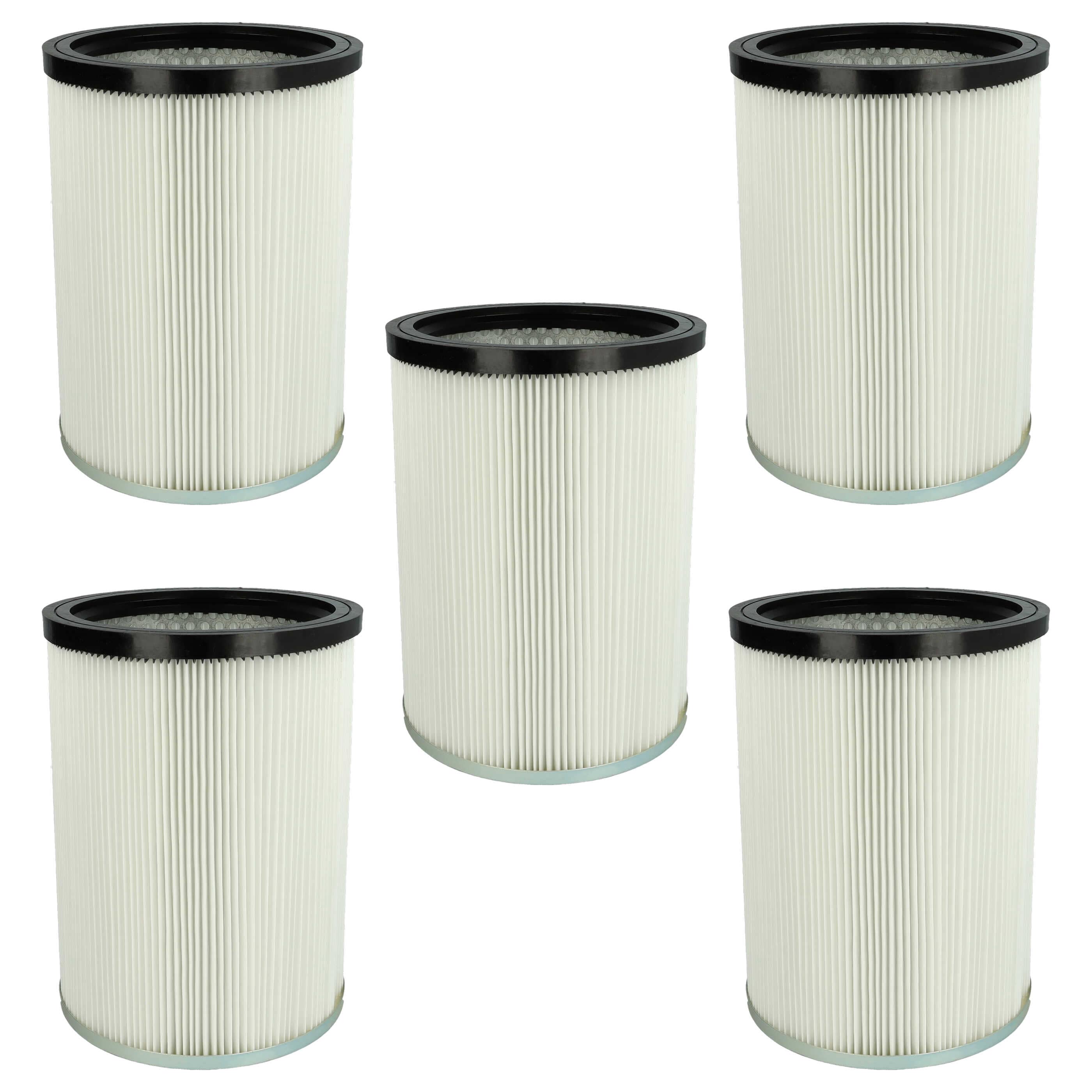5x Filtro reemplaza Kärcher 9.770-988.0, 6.907-038.0 para aspiradora Kärcher, blanco
