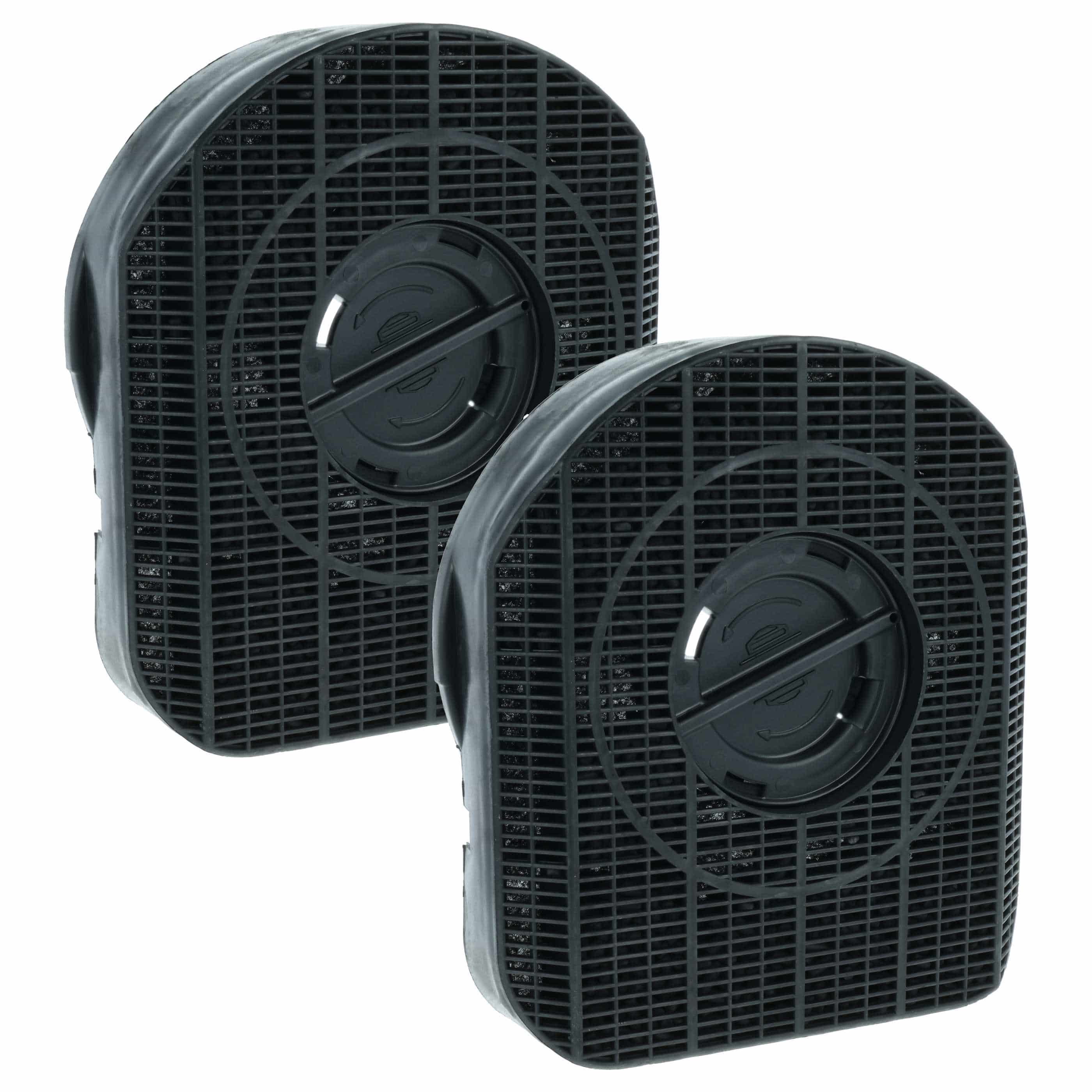 2x Filtres à charbon actif remplace AEG E3CFE200, Type 200 pour hotte Bosch