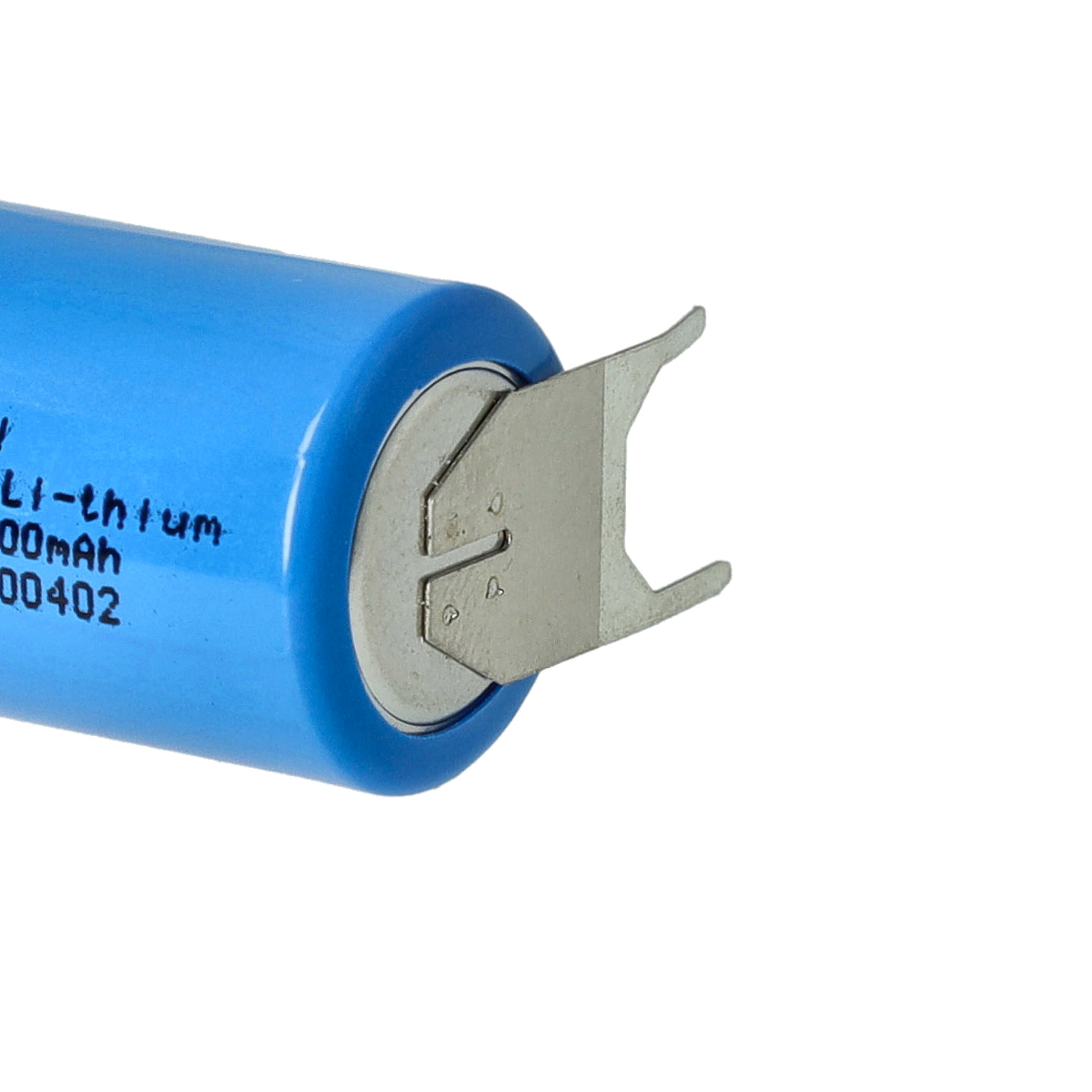 Bateria LS14250 + druty osiowe zamiennik 1/2 AA LS14250PFR - 1200 mAh 3,6 V Li-SOCl2