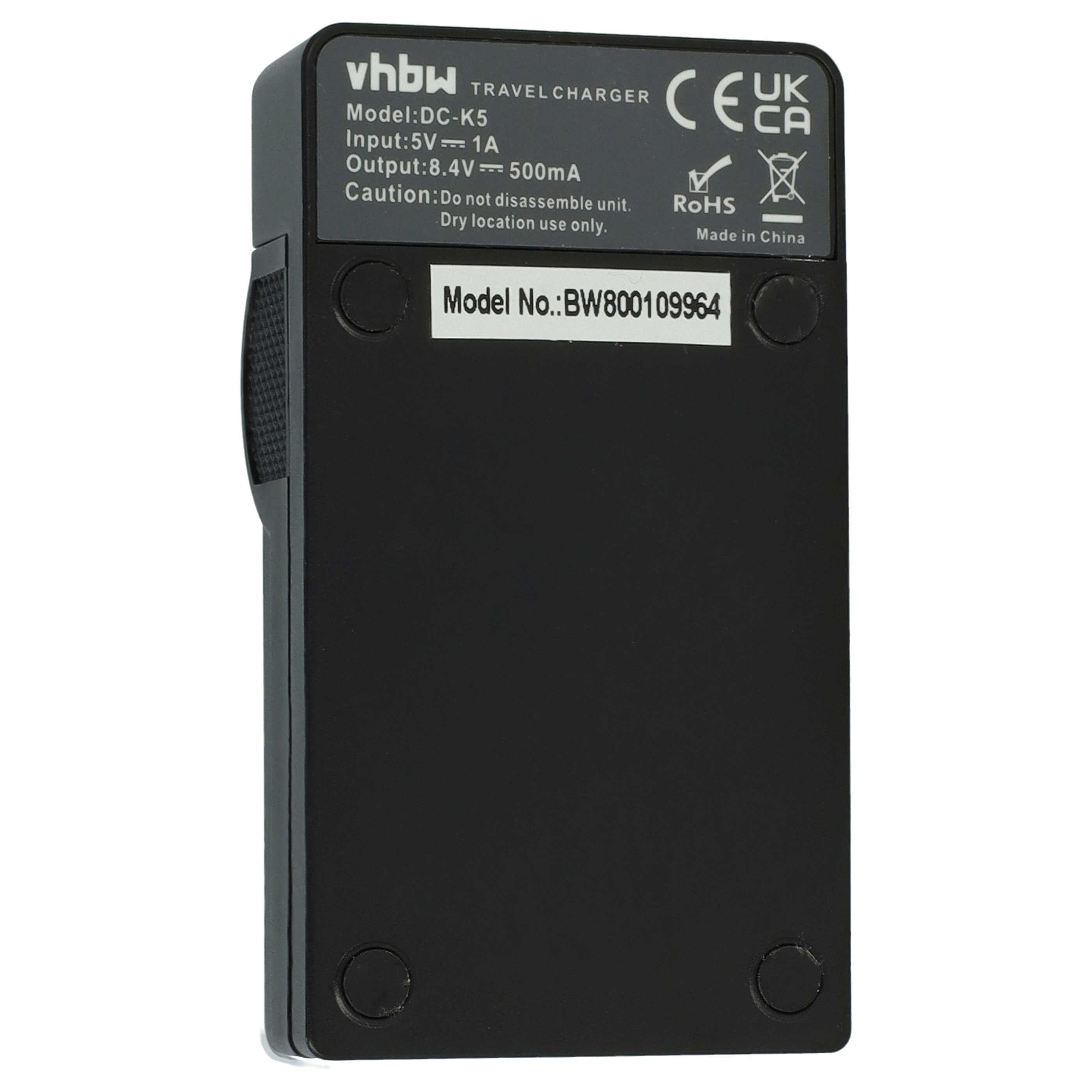 Battery Charger suitable for Olympus PS-BLN1 Camera etc. - 0.5 A, 8.4 V