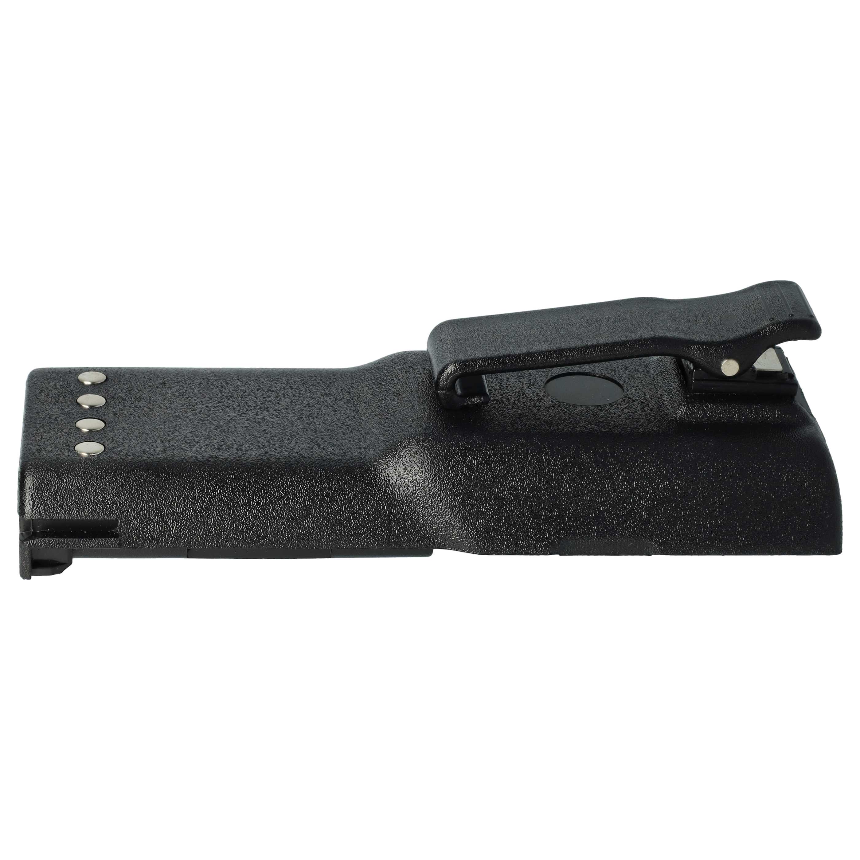Radio 5x Battery replaces Motorola HNN8133C, HNN9628A, HNN8308A, HNN9628 - 1500 mAh 7.5 V NiMH + Belt Clip