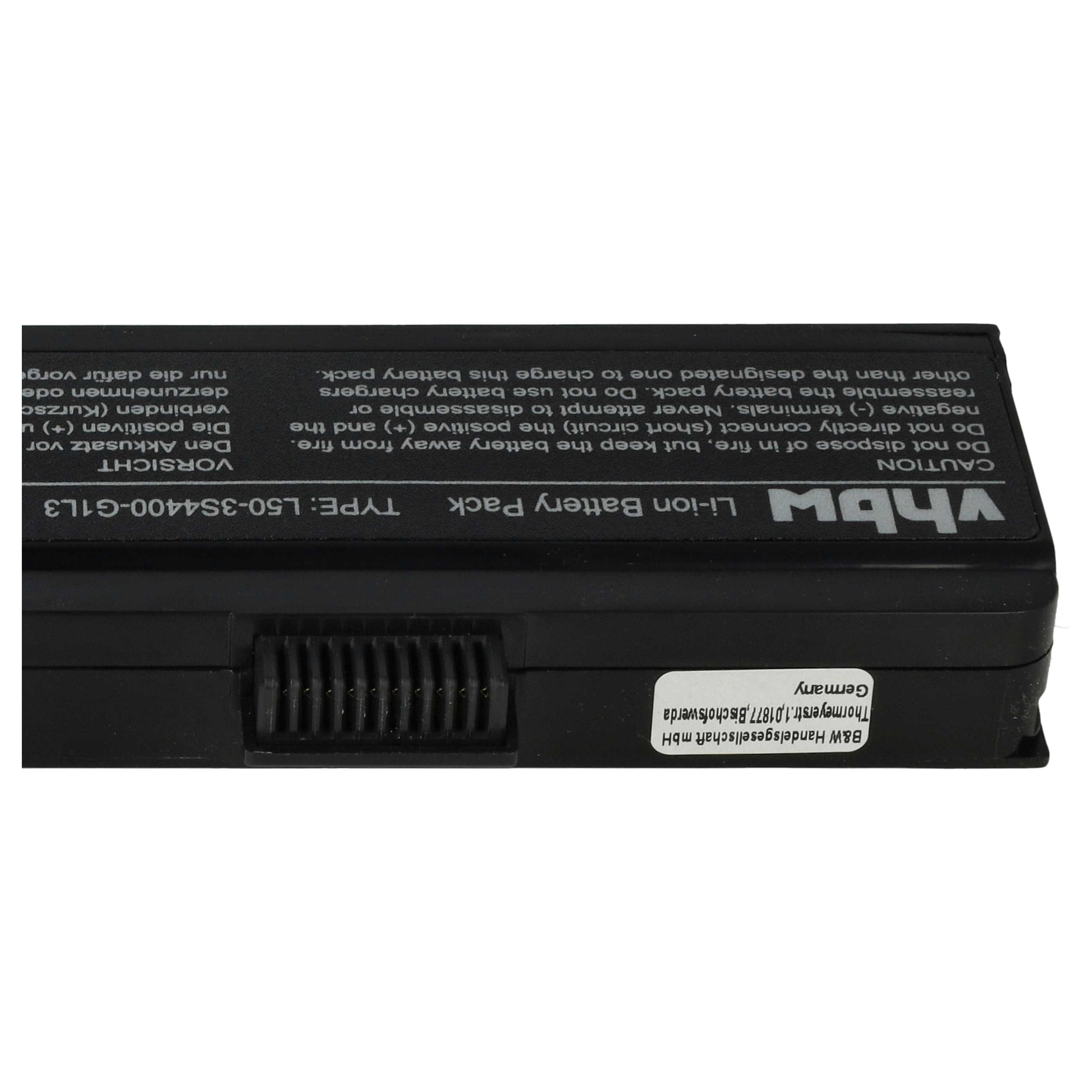 Akumulator do laptopa zamiennik 3S4000-C1S3-04, 23GL1GF0F-8A, 23GL1GA0F-8A - 4400 mAh 11,1 V Li-Ion, czarny