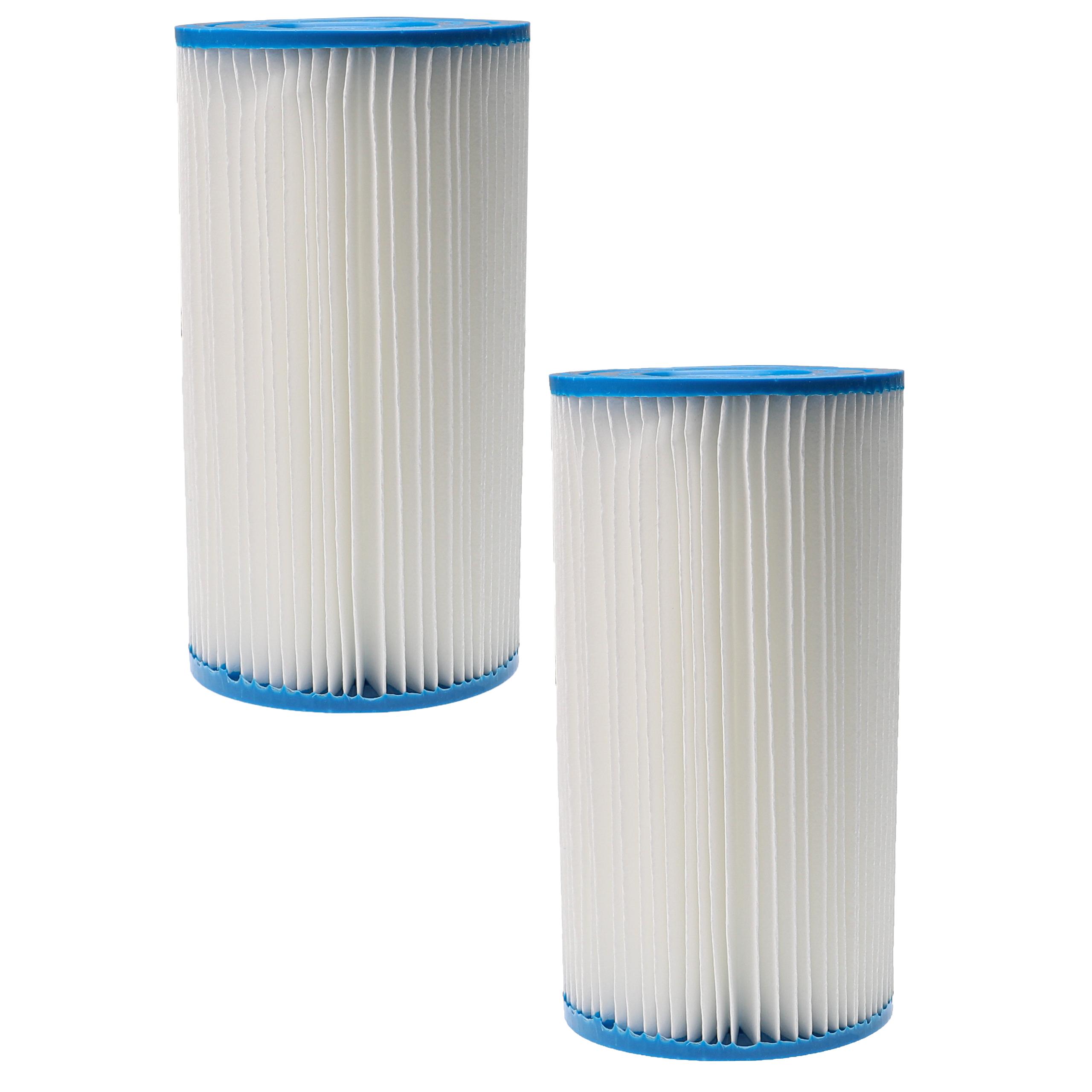 2x filtro de agua reemplaza Intex filtro tipo A para piscina y bomba de filtro Intex - Cartucho de filtro