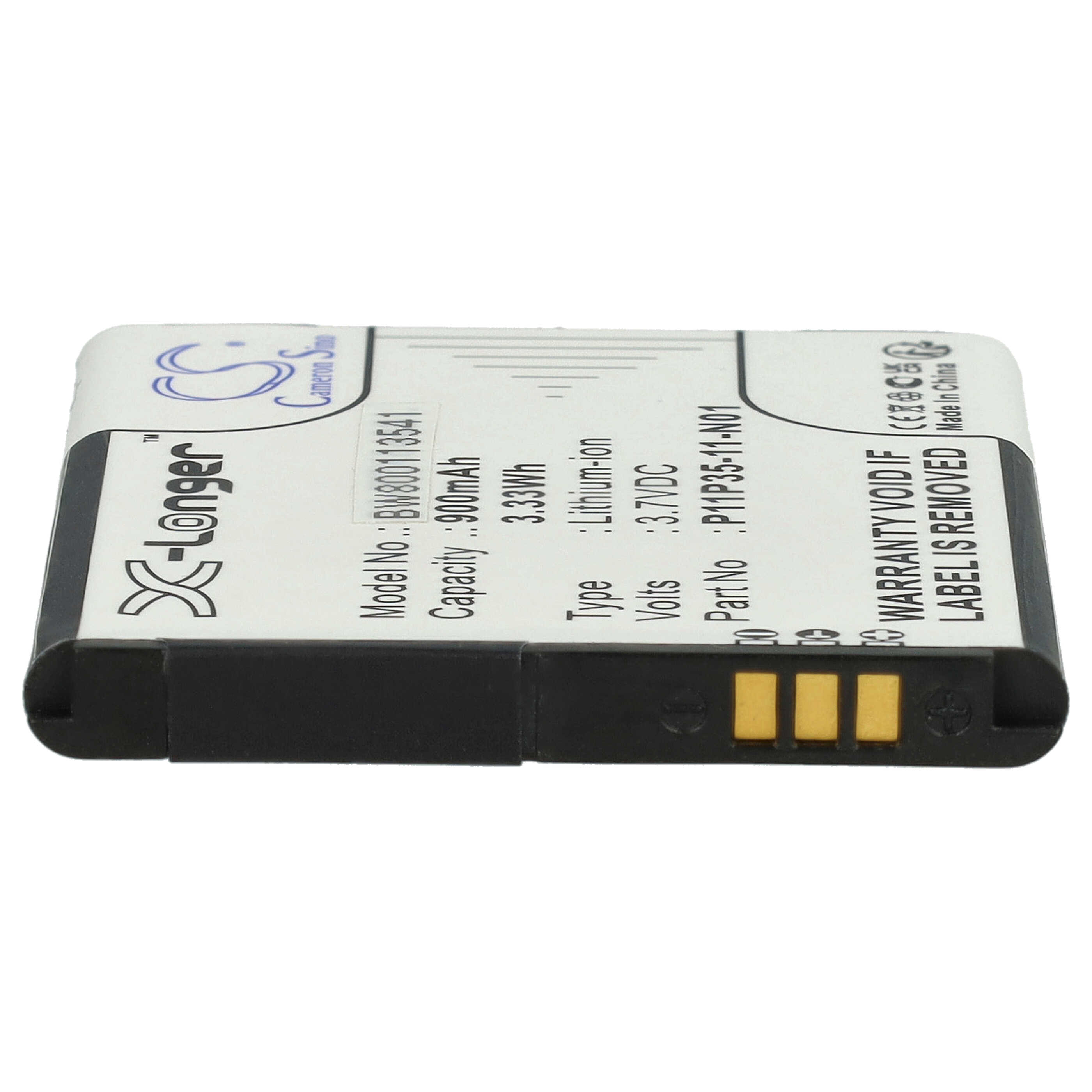 Taschenrechner-Akku als Ersatz für Texas Instruments 3.7L12005SPA - 900mAh 3,7V Li-Ion