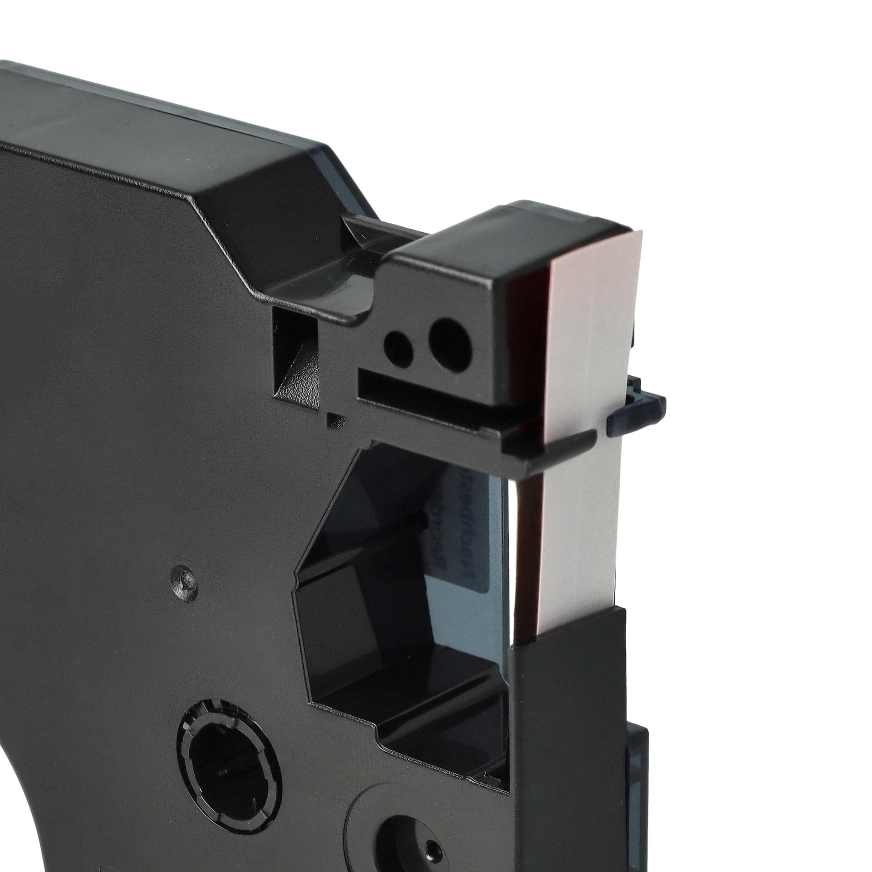 Label Tape replaces Dymo D1, 40917 - 9 mm Black to Red