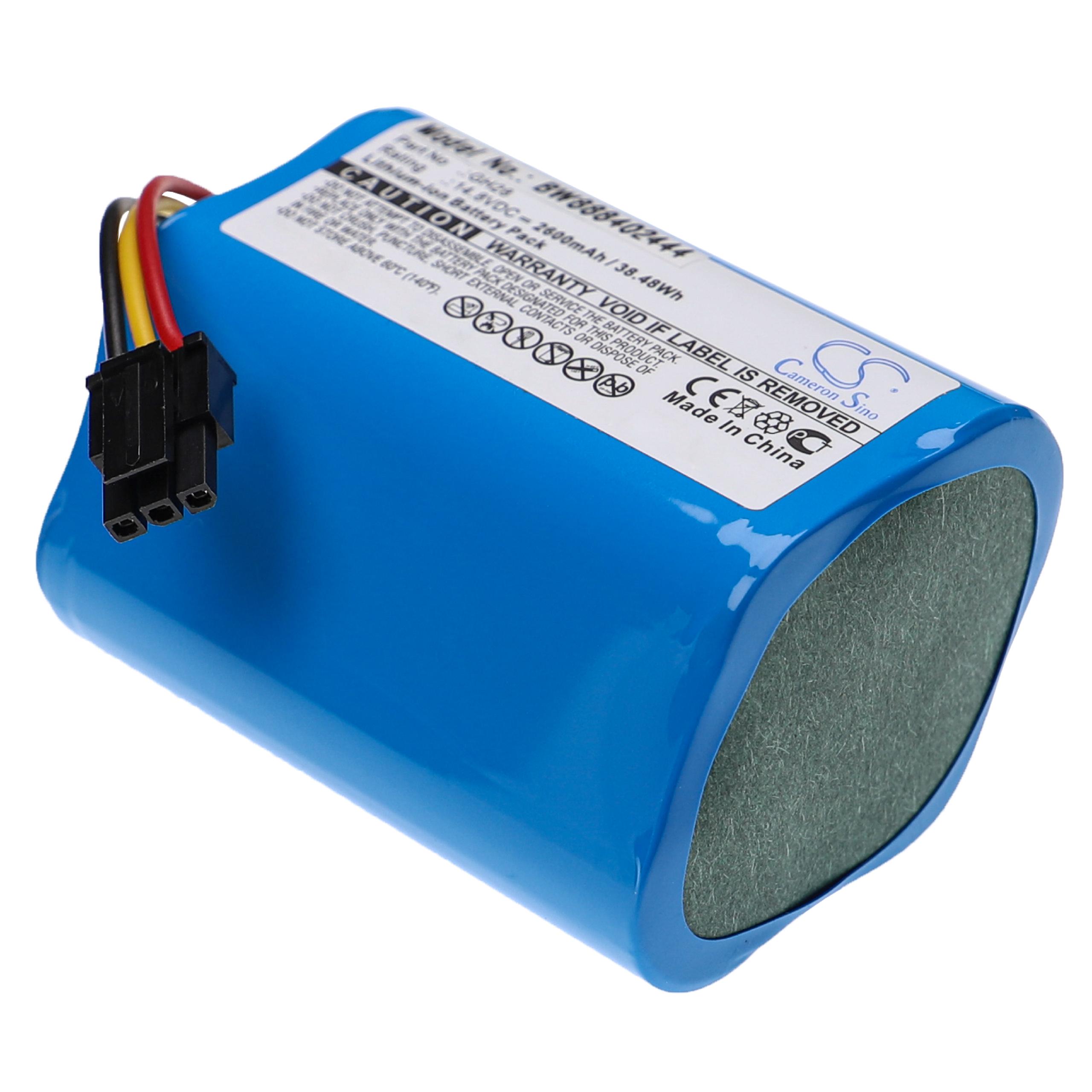 Battery replaces Haier GH28 for TCL etc. 2600mAh, 14.8V, Li-Ion