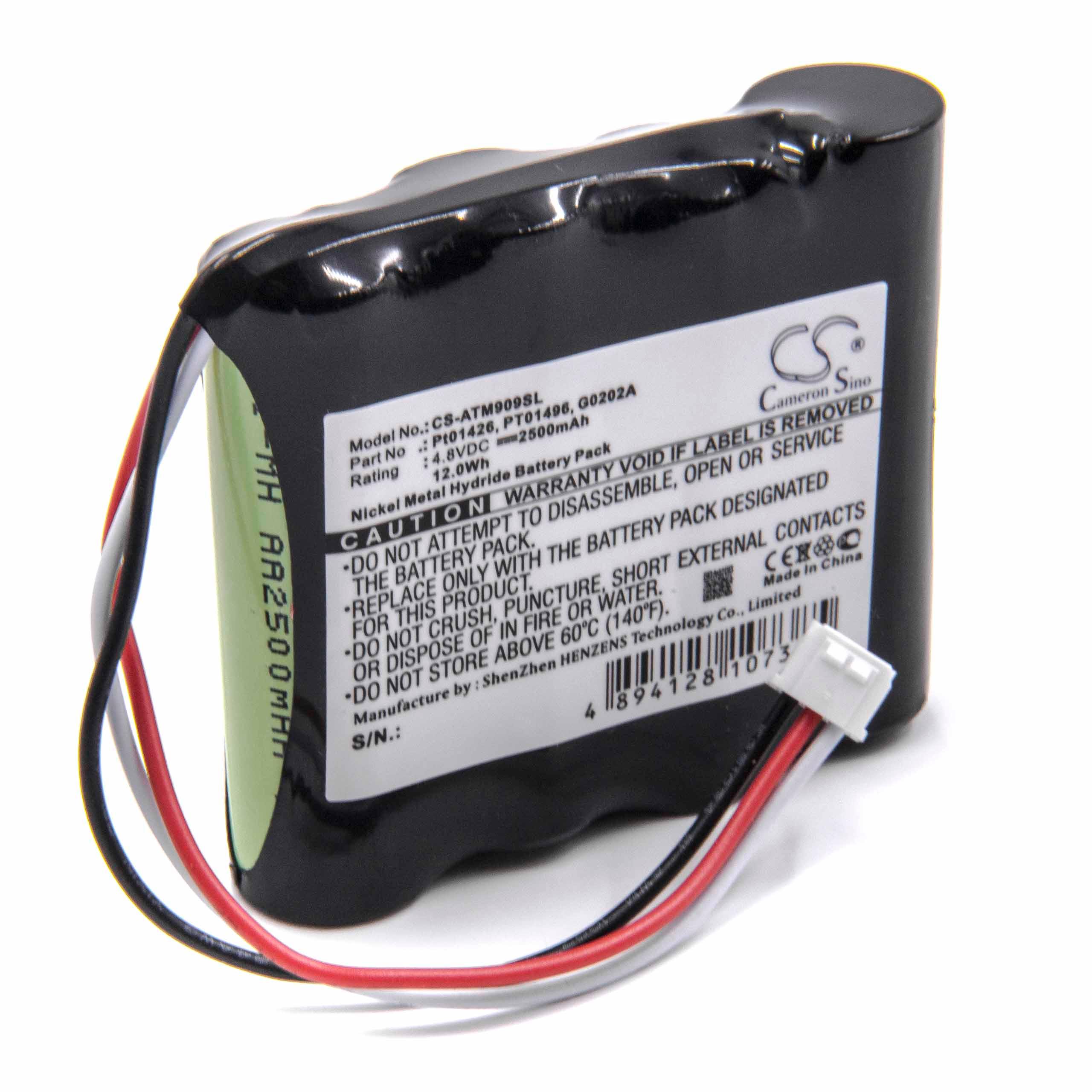 Laser Battery Replacement for Anritsu G0202A, PT01426, PT01496 - 2500mAh 4.8V NiMH