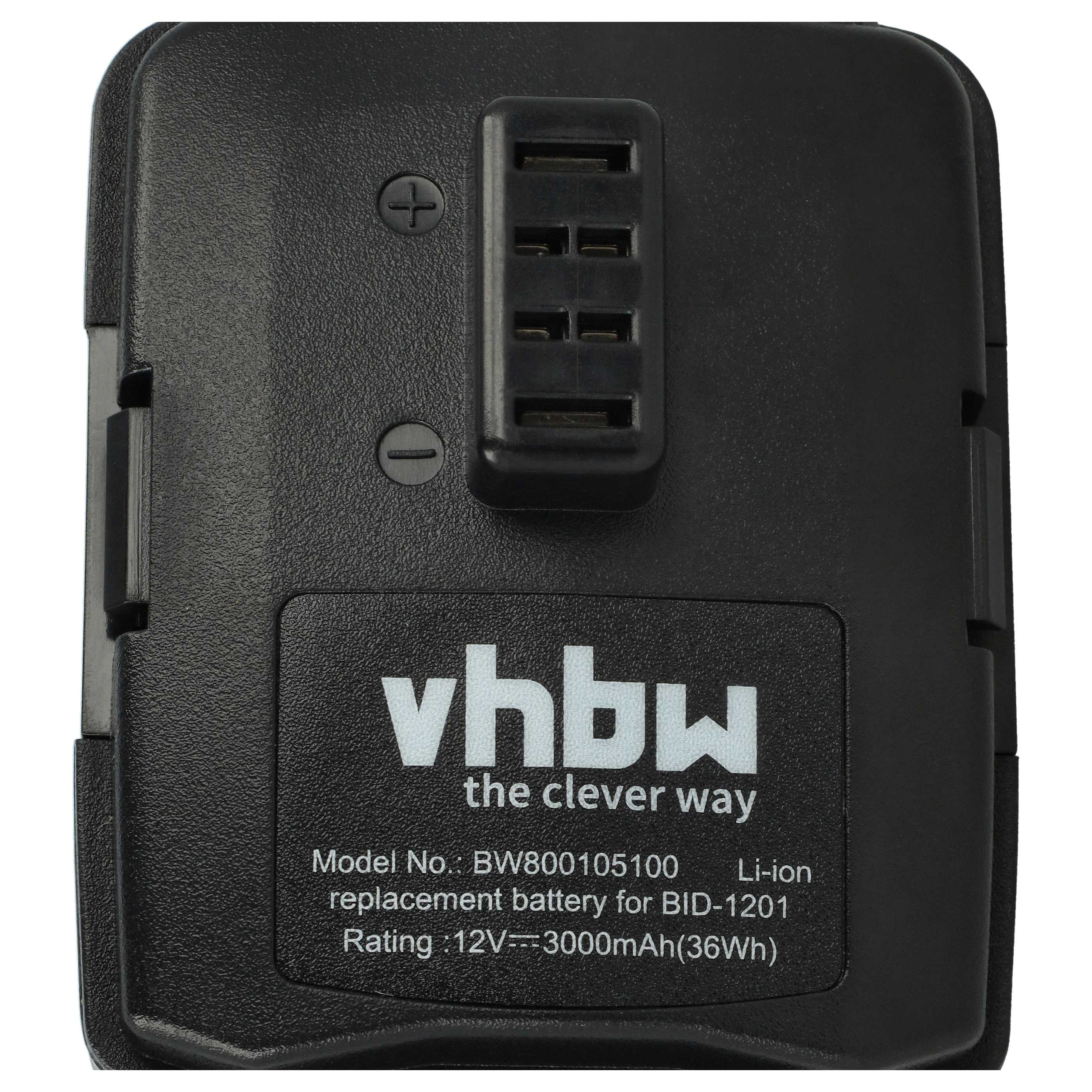 Batteria sostituisce Ryobi CB120L, BPL-1220, 130503005, 130503001 per attrezzo - 3Ah 12V Li-Ion