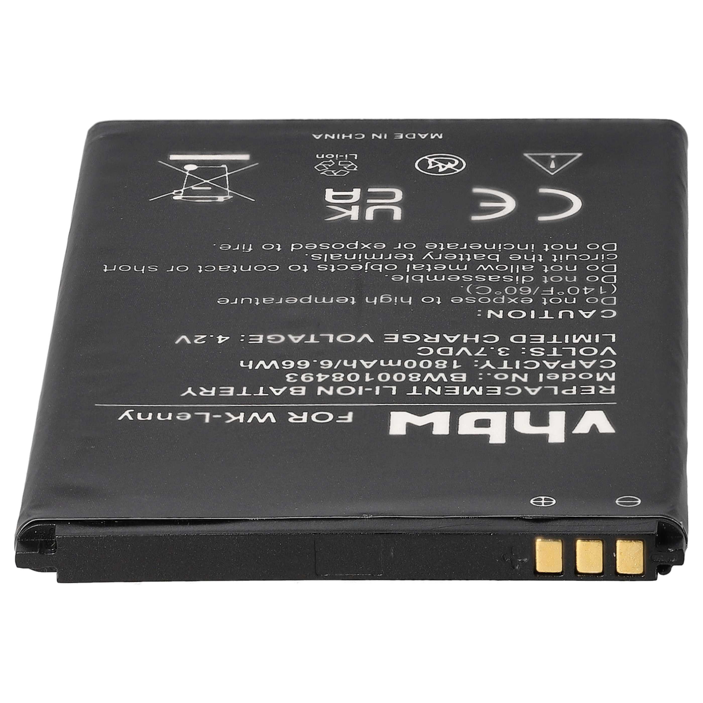 Akumulator do telefonu smartfona zamiennik Wiko 3702, 5030 - 1800 mAh 3,7 V Li-Ion