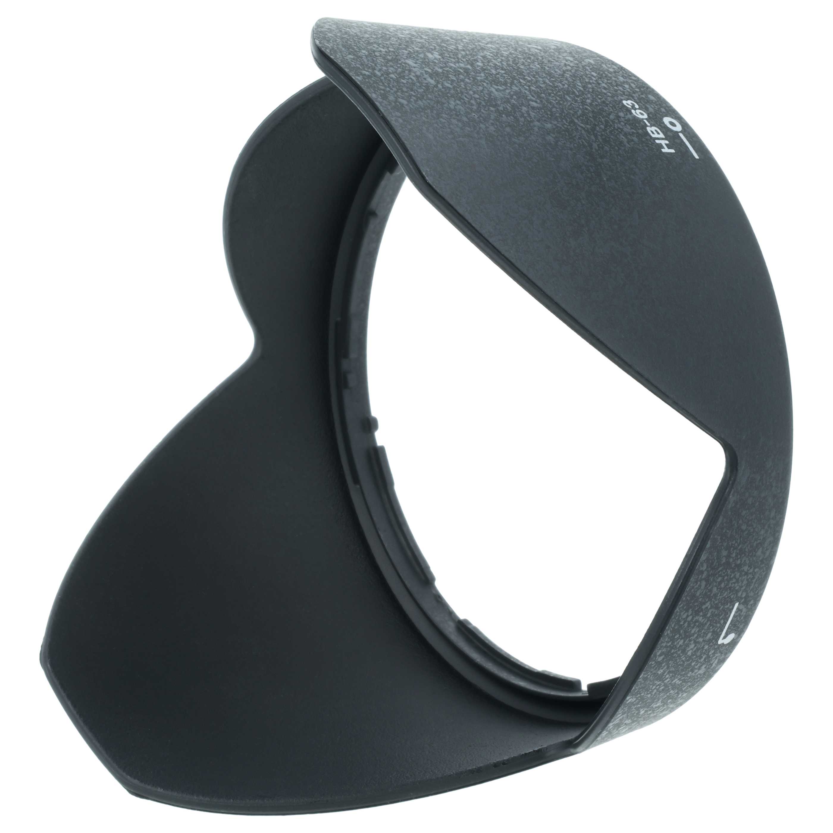 Lens Hood replaces Nikon HB-63 for Nikon Lens with 72 mm Diameter, plastic, black