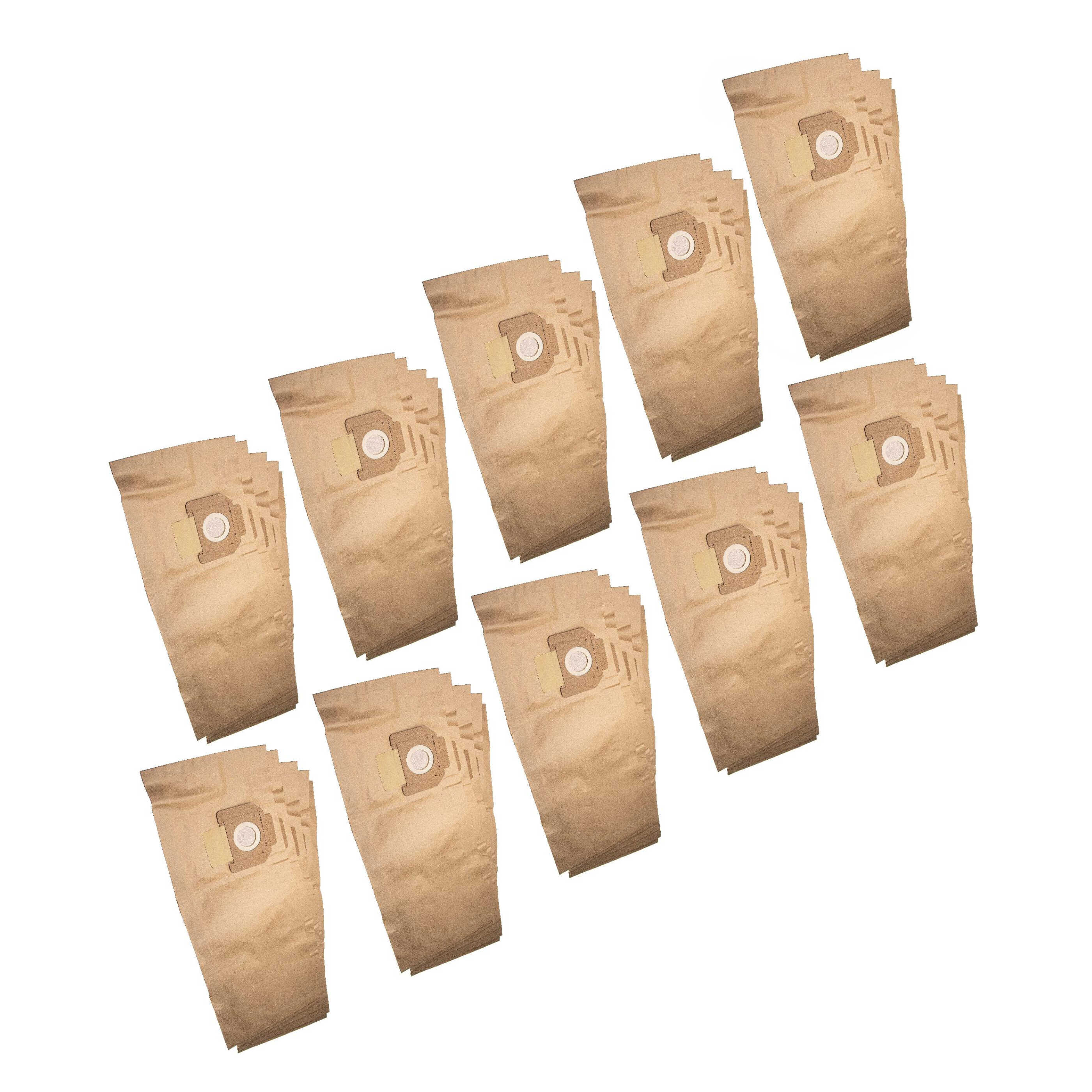 50x Sac remplace Milwaukee 4932352308 pour aspirateur Hecht - papier