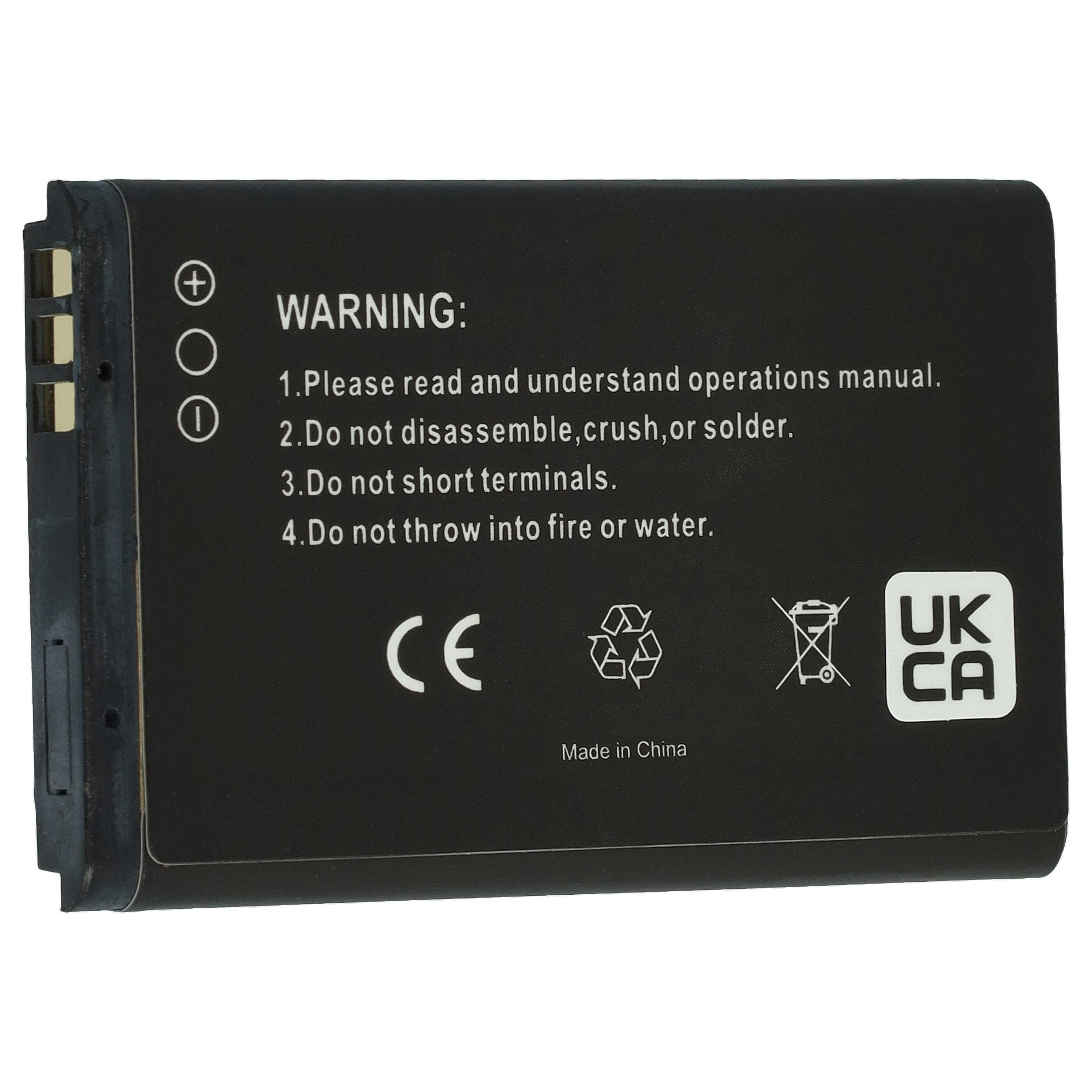 Baby Monitor Battery Replacement for Levana WLW523450 ERA - 700mAh 3.7V Li-Ion