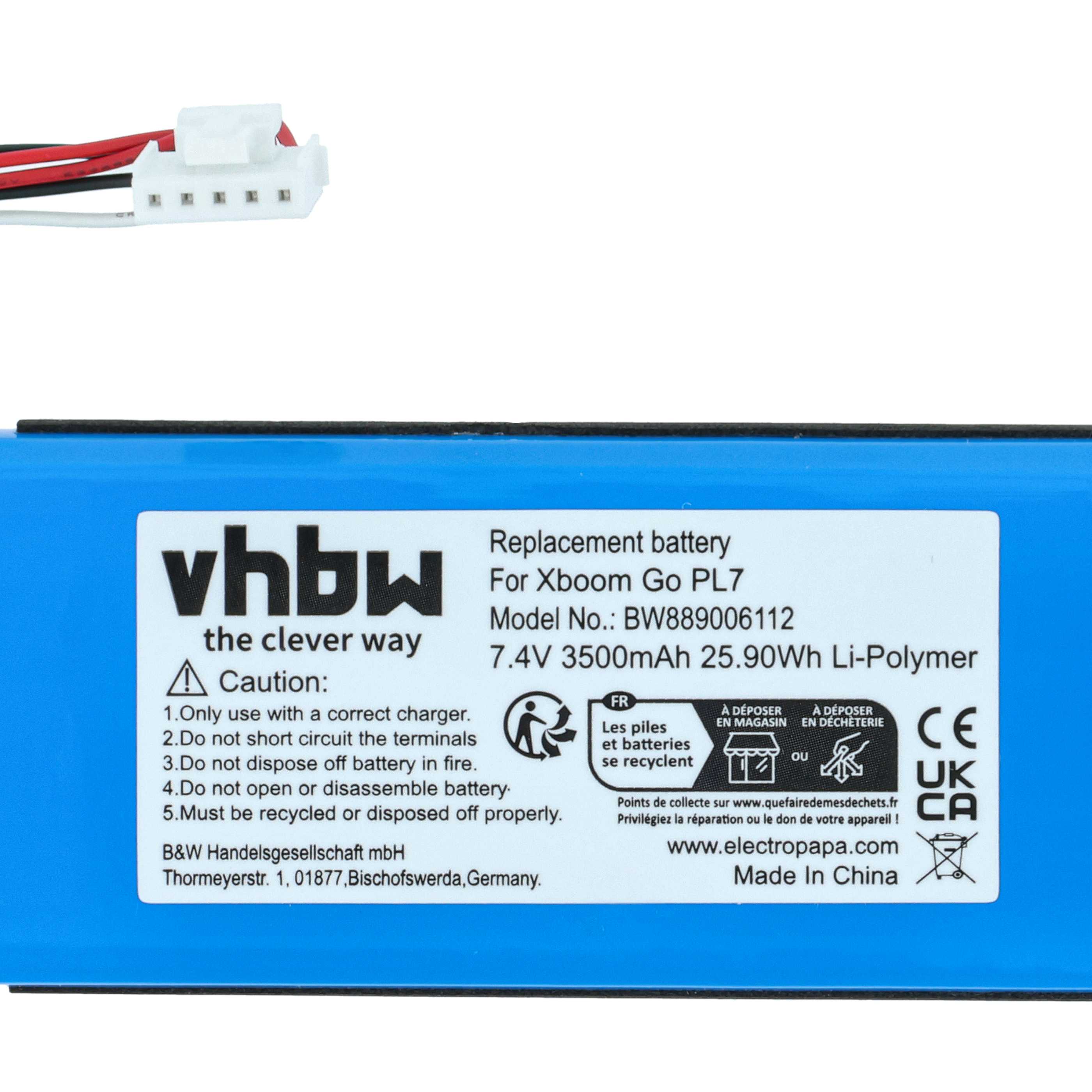 Akumulator do głośnika LG zamiennik LG EAC66836137-2S, EAC63558704, EAC64790805 - LiPo 3500mAh