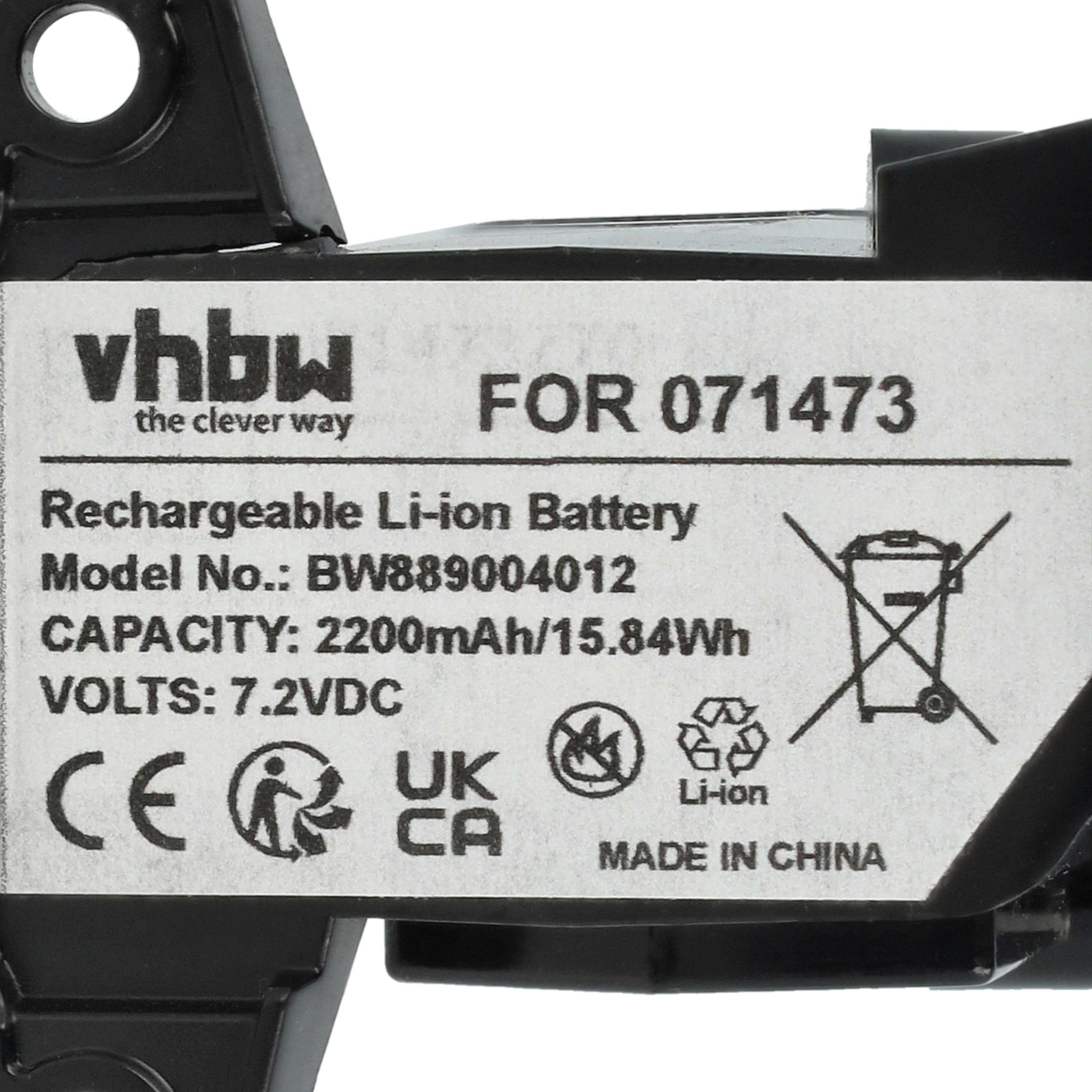 Batteria sostituisce Bose 071471Z71431399AE, 071471, 071473 per altoparlanti Bose - 2200mAh 7,2V Li-Ion