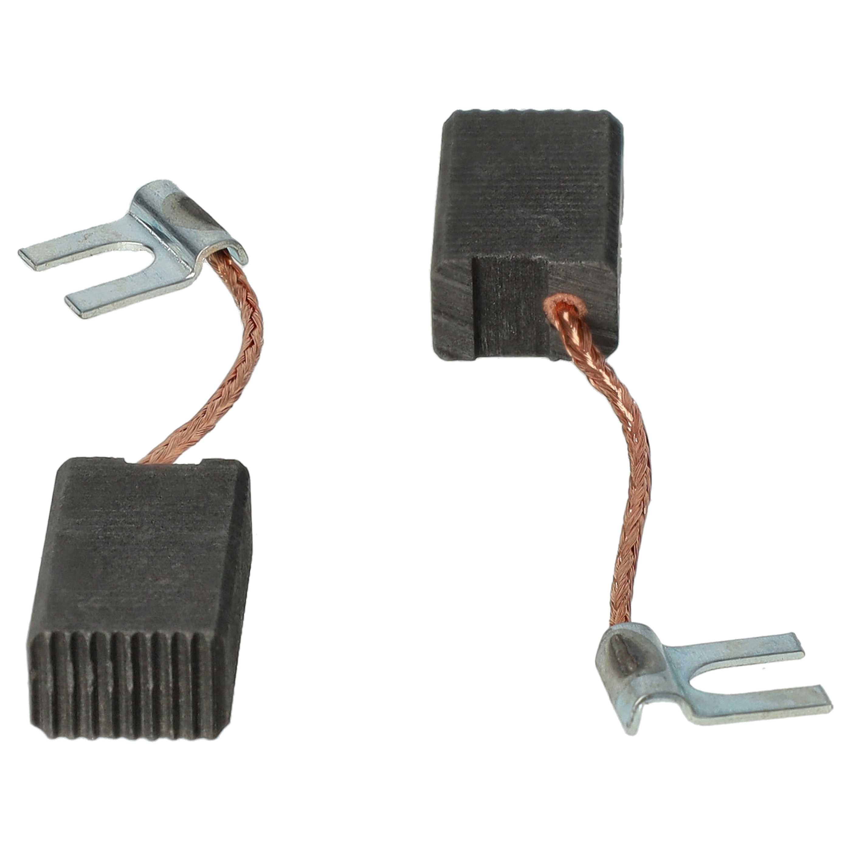 2x Kohlebürste passend für Eibenstock Automix 11502 Elektrowerkzeug - 6,35 x 10 x 17mm