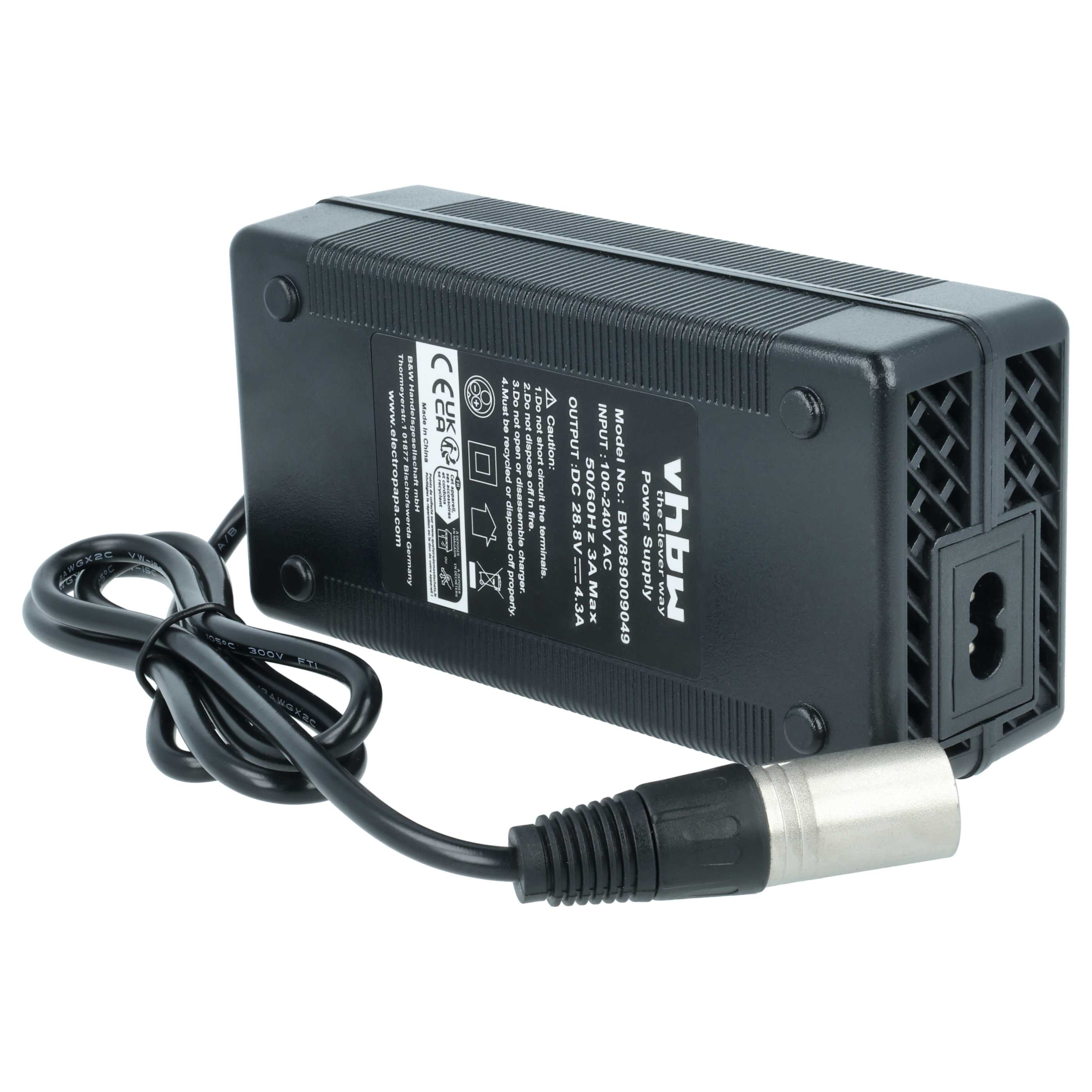 Mains Power Adapter replaces Meanwell OWA-60E-30ZCT, SOY-2940230, PB-120N-27C lawnmower robot Charging Station