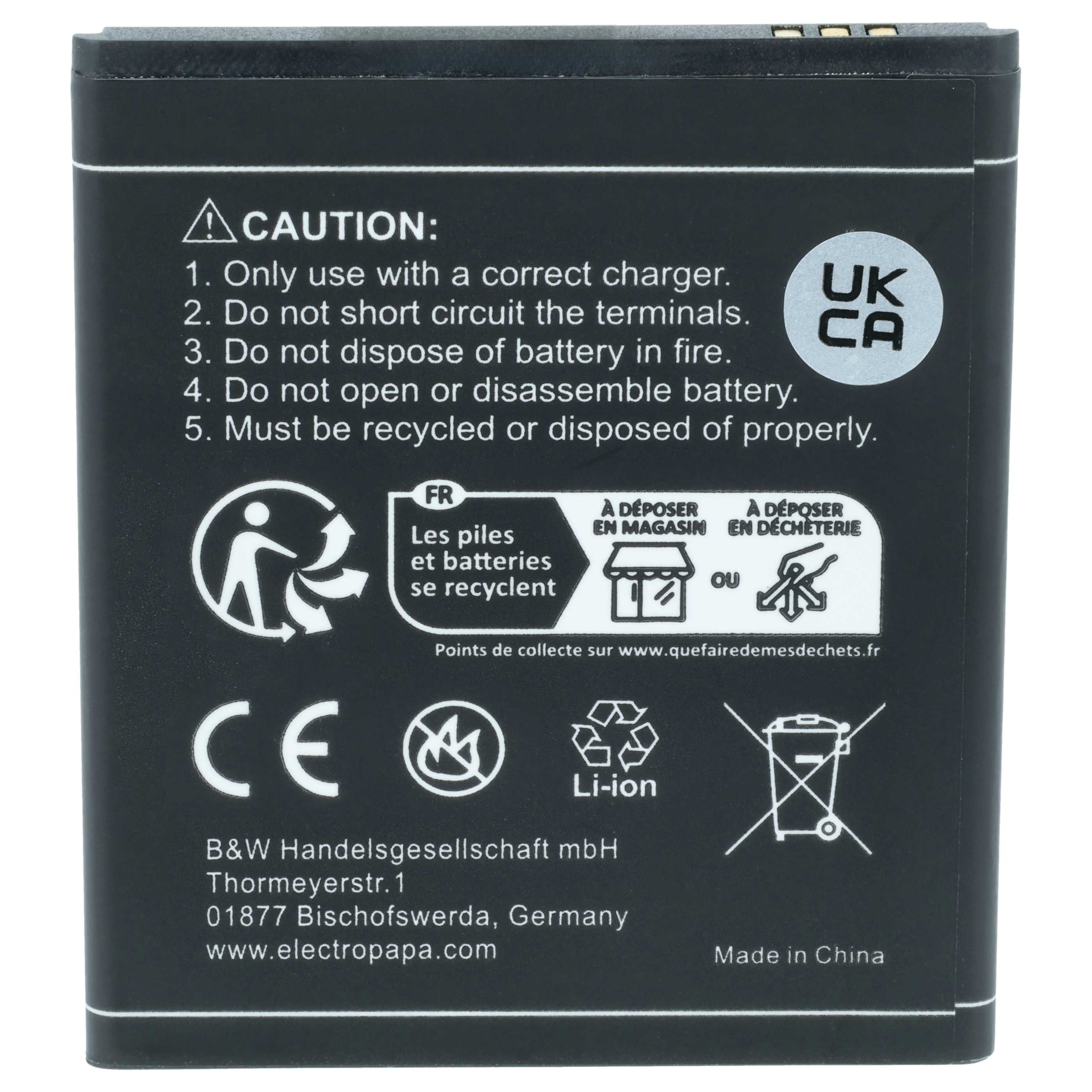 Akumulator do telefonu smartfona zamiennik YM0910X5000650 - 2400 mAh 3,7 V Li-Ion