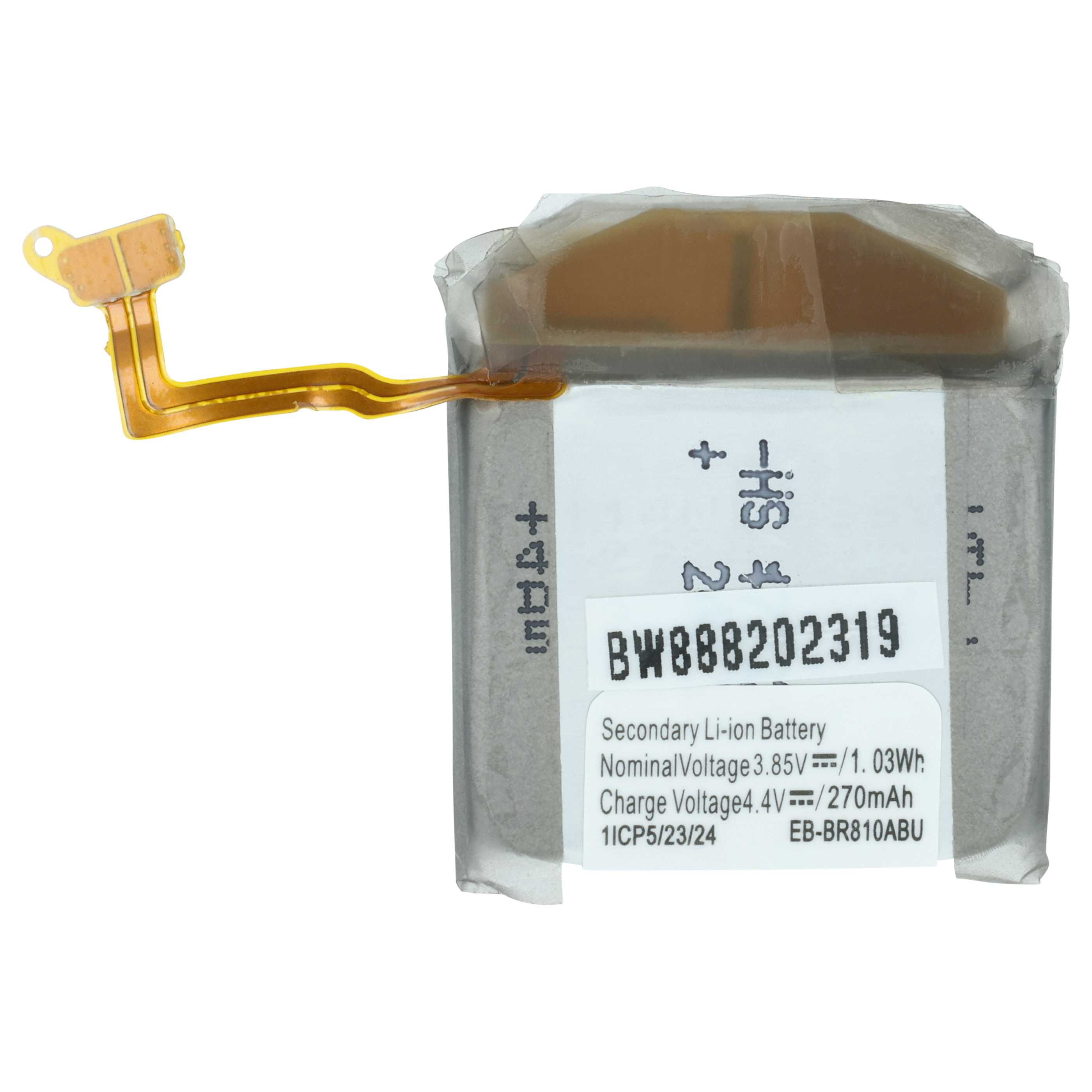 Smartwatch Battery replaces Samsung EB-BR810ABU, EB-BR170ABY, EB-BR170ABU - 250 mAh 3.85 V Li-polymer