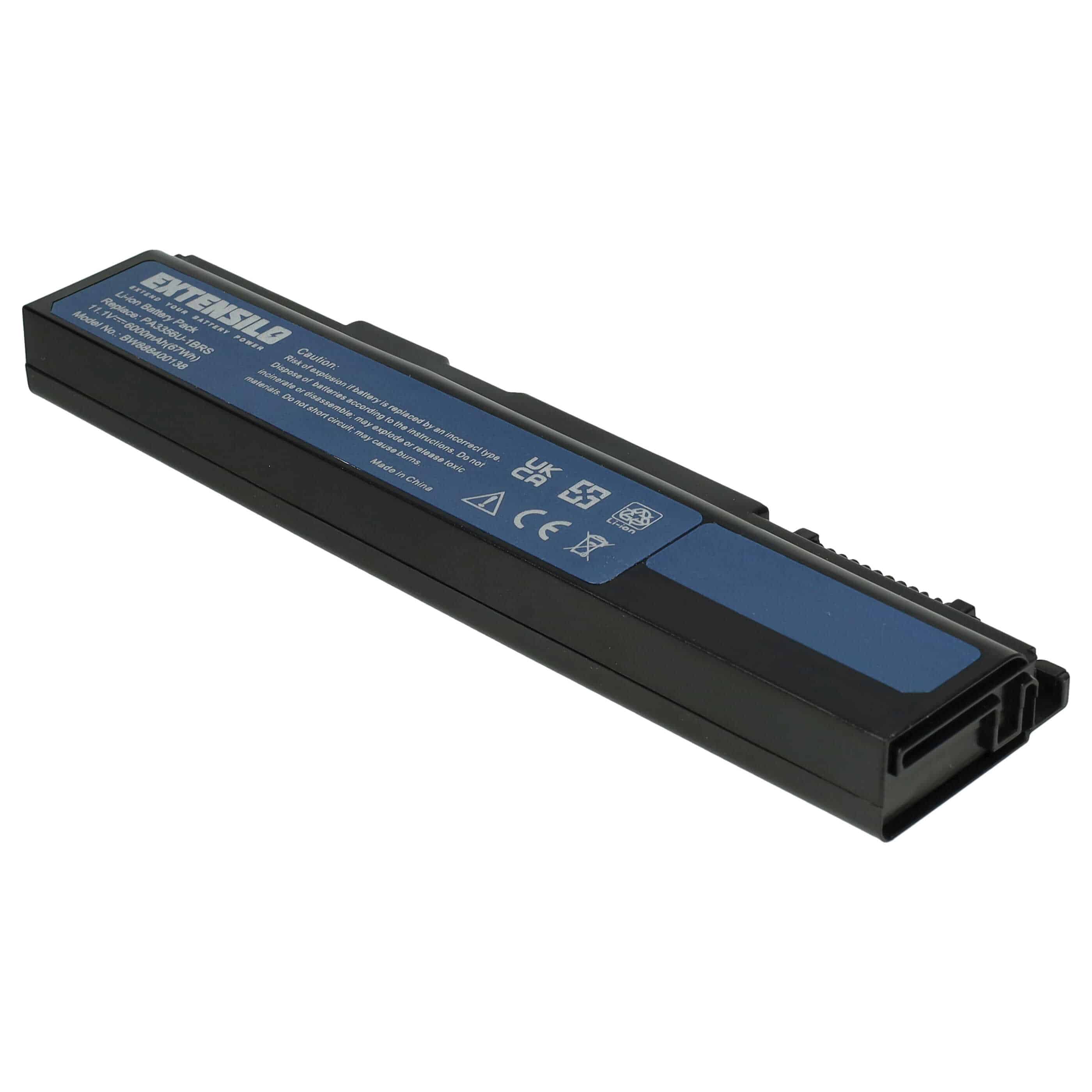 Akumulator do laptopa zamiennik Toshiba PA3356U-1BRS, A9-S9020V, PA3356U-1BAS - 6000 mAh 11,1 V Li-Ion