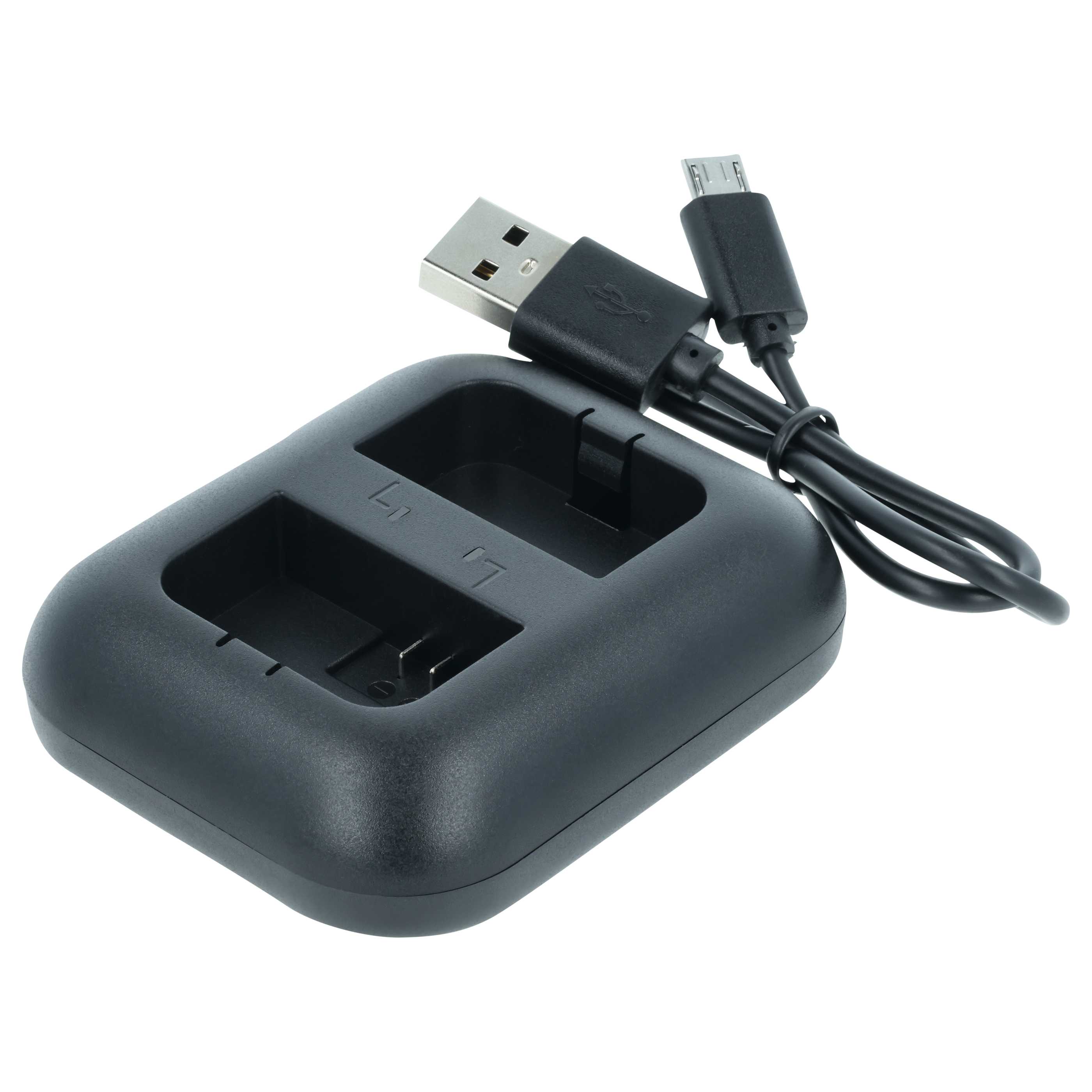 Battery Charger Micro-USB + Cable Micro-USB suitable for Sony DSC-RX10 III Digital Camera - 0.6 A