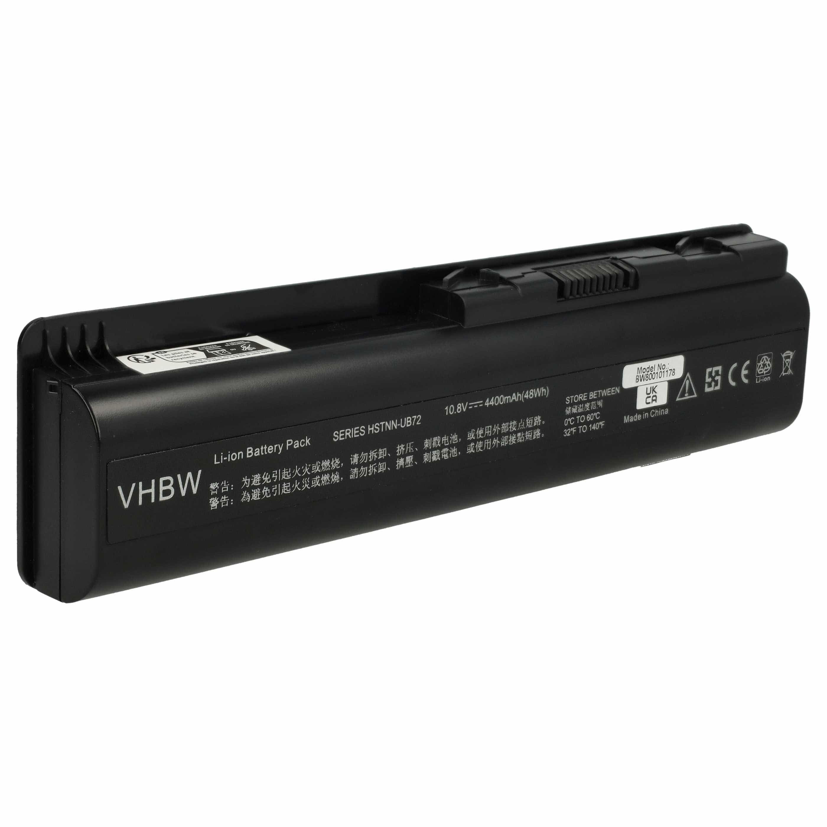 Akumulator do laptopa zamiennik HP 462890-541, 462890-542, 462890-761 - 4400 mAh 10,8 V Li-Ion, czarny
