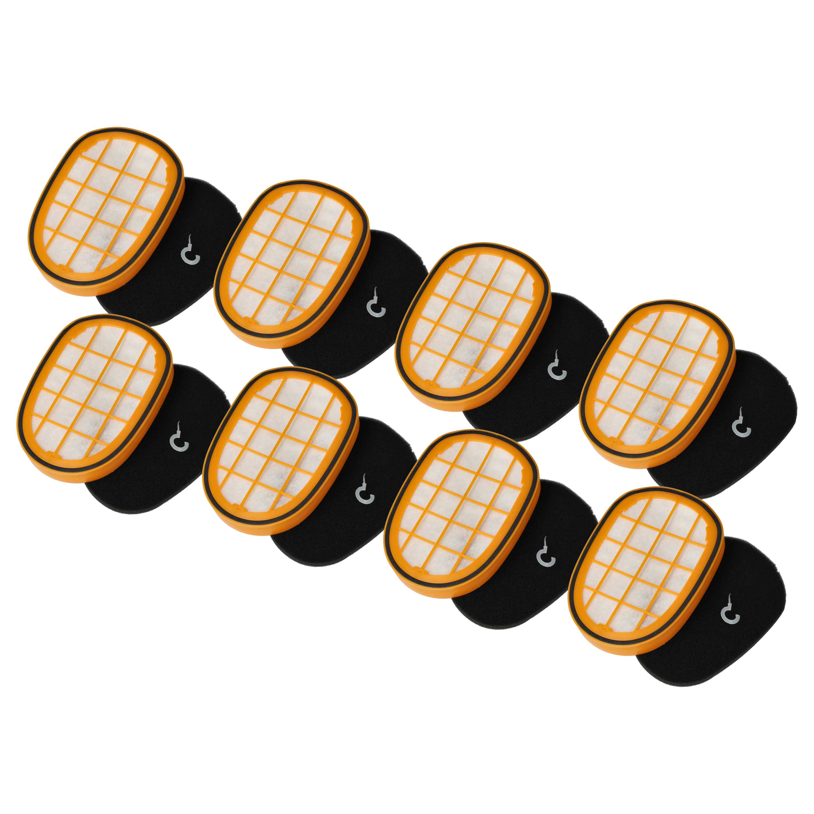 8x Filter Set replaces Philips CP0663, CP0663/01 for Philips Vacuum Cleaner - Vacuum Cleaner Filter Set