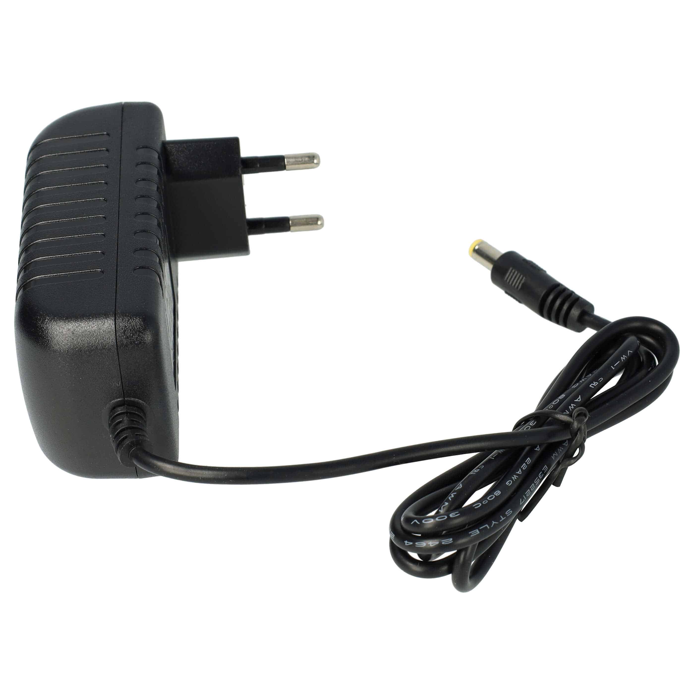 Mains Power Adapter with 5.5 x 2.5 mm Plug suitable for various Electric Devices - 18 V, 2 A