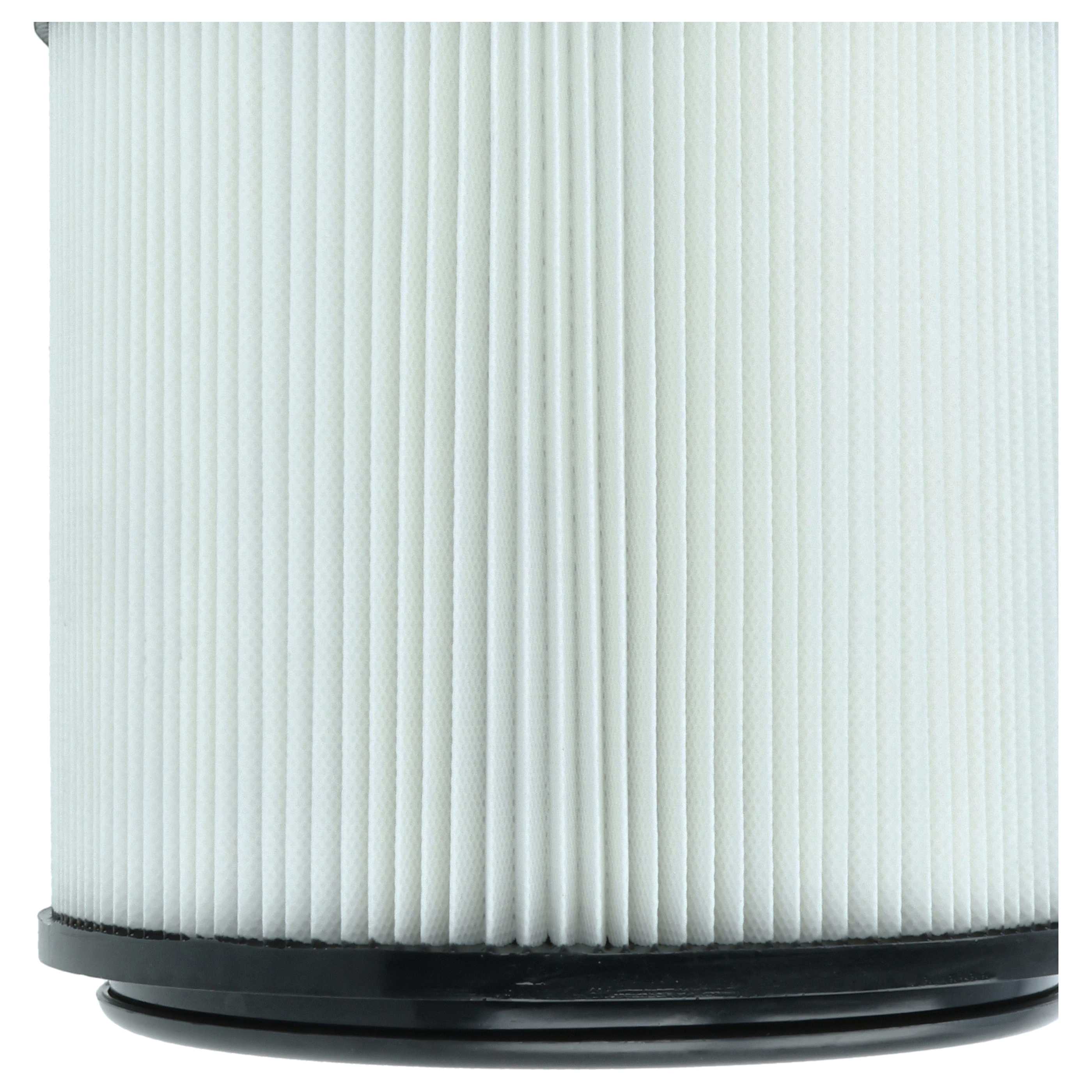 Filtercartridge filter replaces EINHELL Accessory 2351126 for Einhell Vacuum Cleaner, black / white