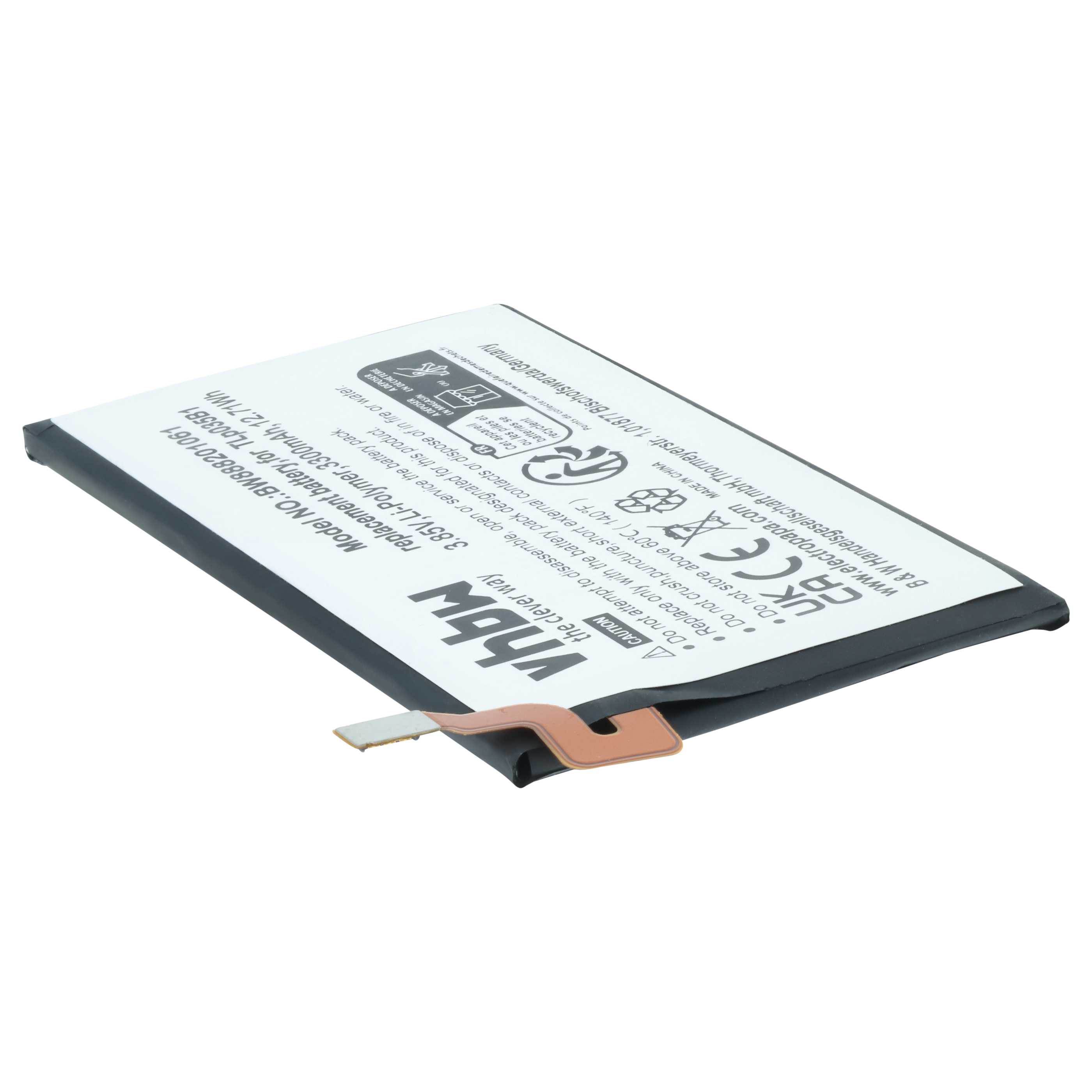 Akumulator do telefonu smartfona zamiennik BlackBerry TLp035B1 - 3300 mAh 3,85 V LiPo