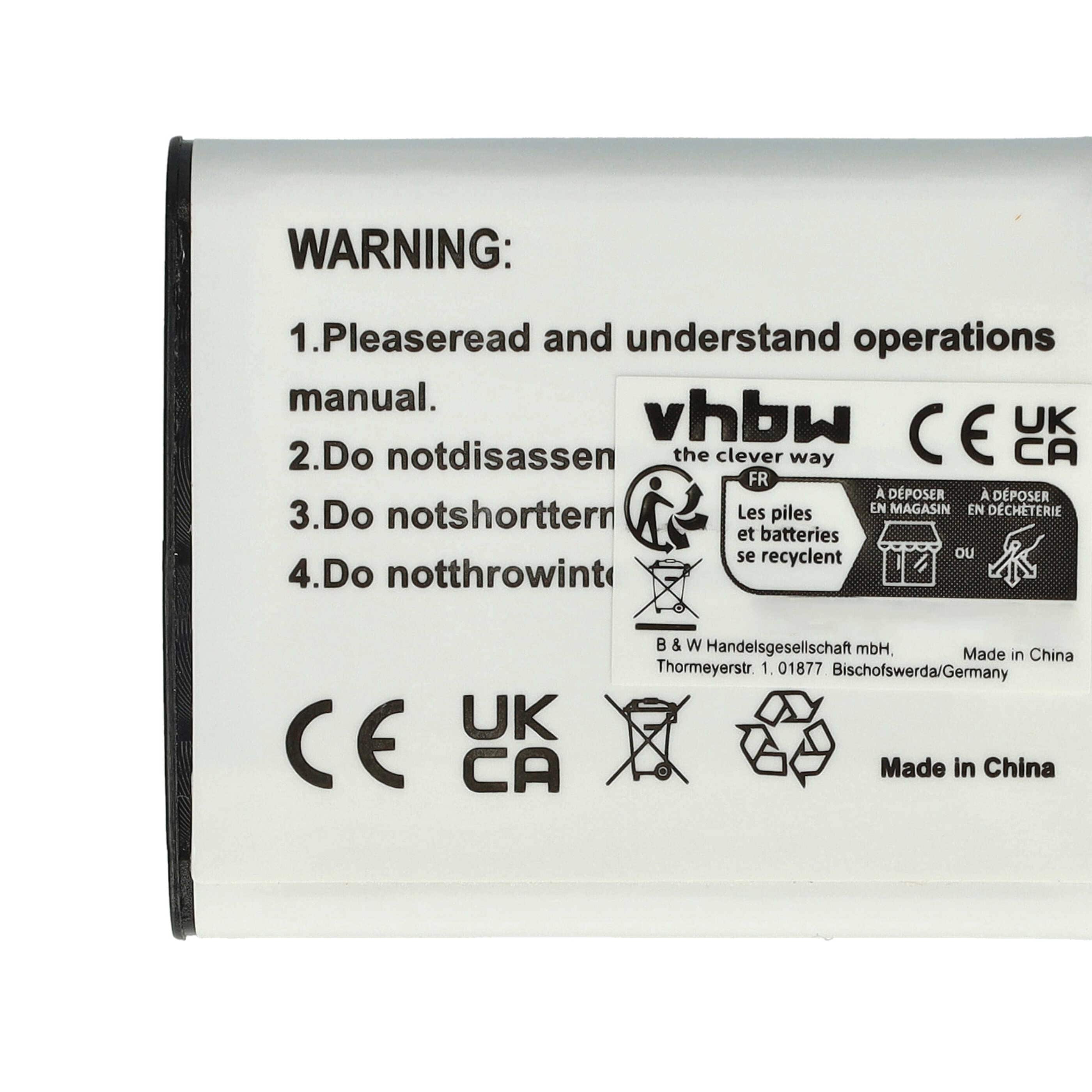 Kamera-Akku (2 Stück) als Ersatz für Casio NP-10, NP-150 - 600mAh 3,7V Li-Ion