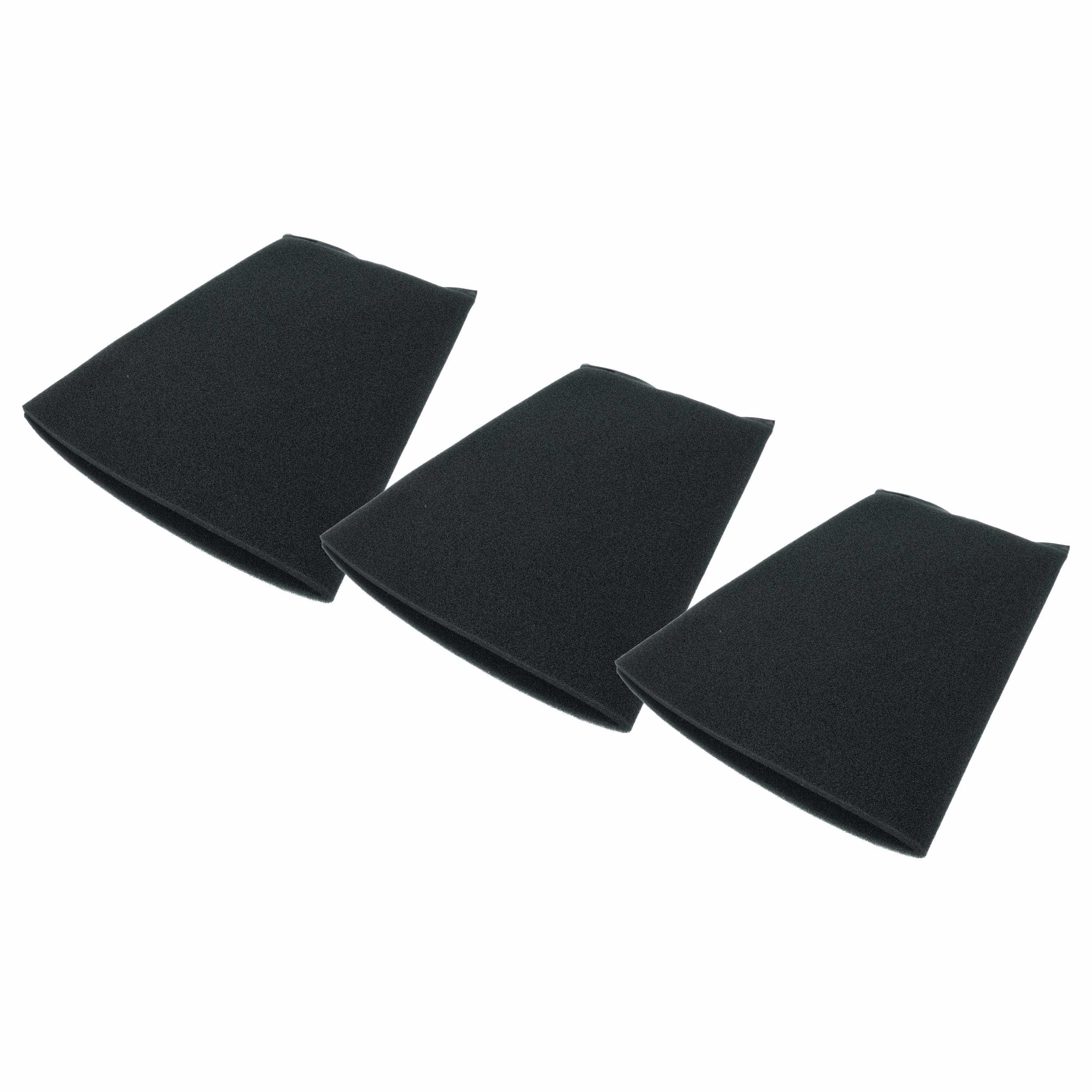 3x Filterfoam filter replaces Thomas 195092 for Thomas Vacuum Cleaner