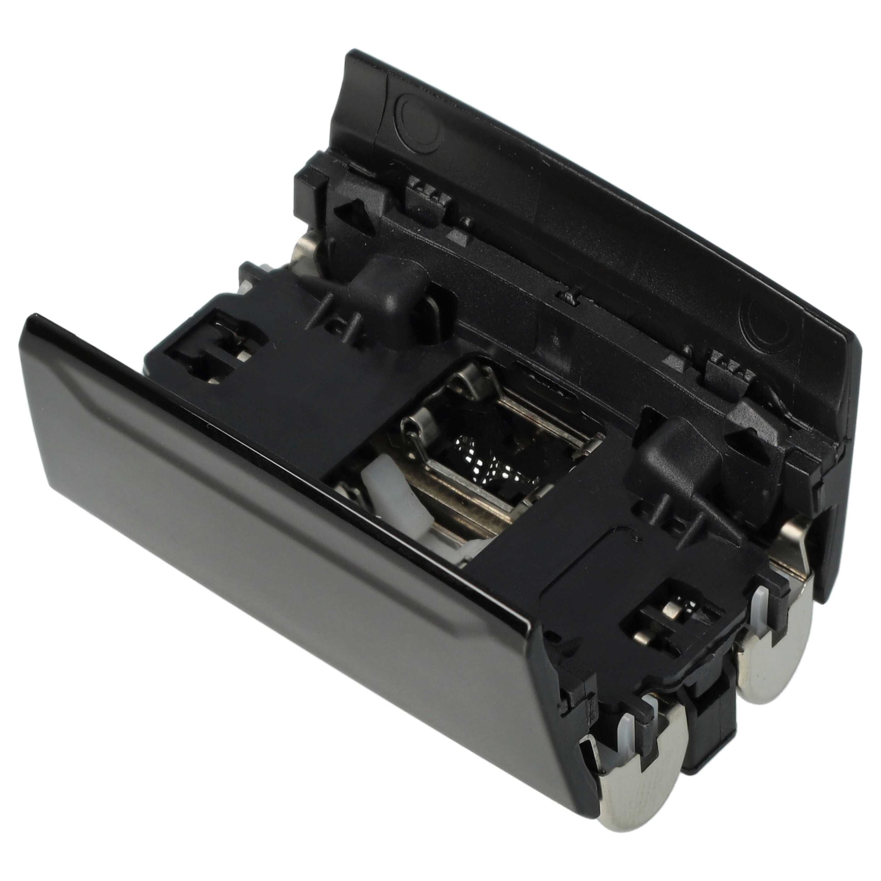 2x cabezales reemplaza Braun 52S, 52B para afeitadoras Braun - negro