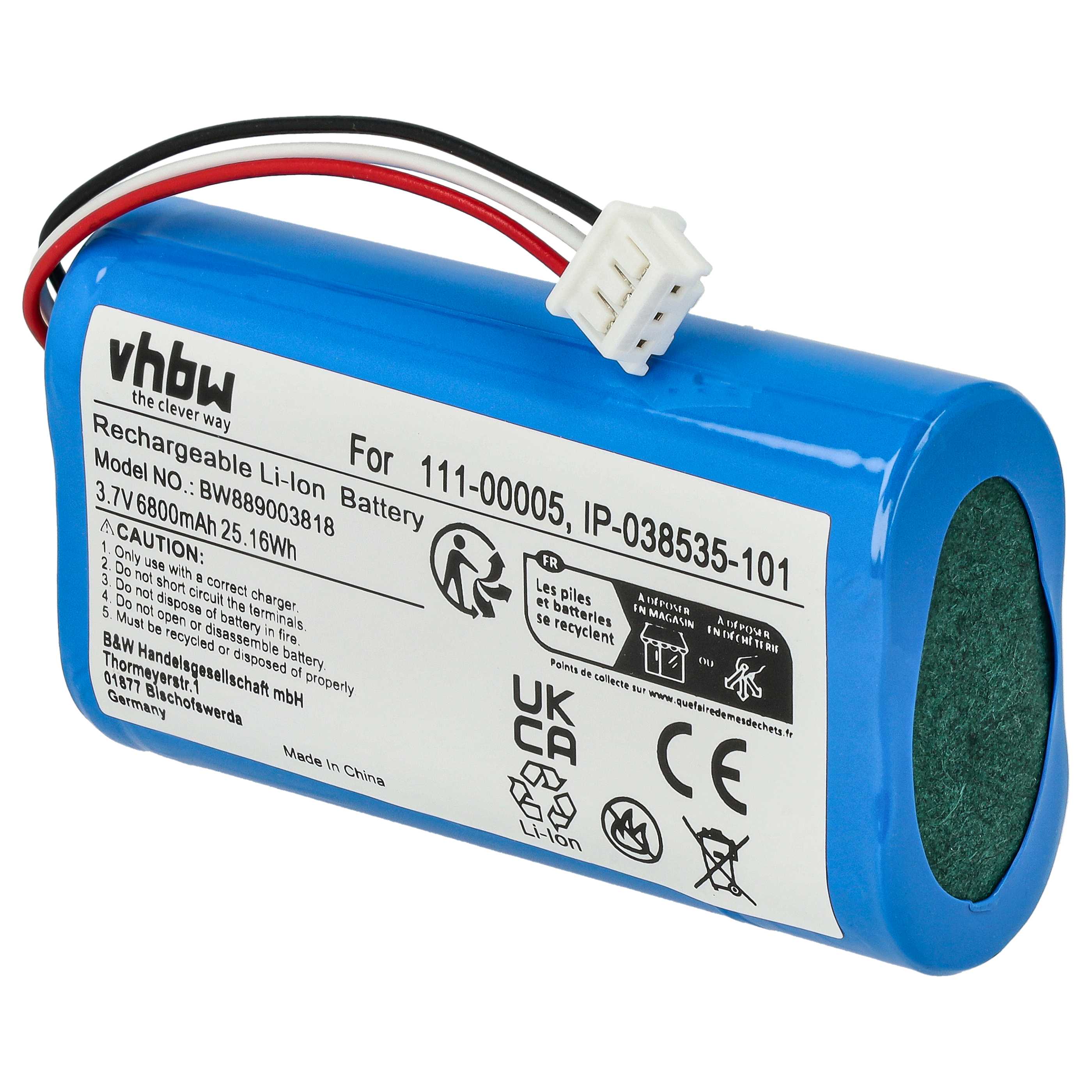 Akumulator do głośnika zamiennik Sonos IP-038535-101, 111-00005 - Li-Ion 6800mAh