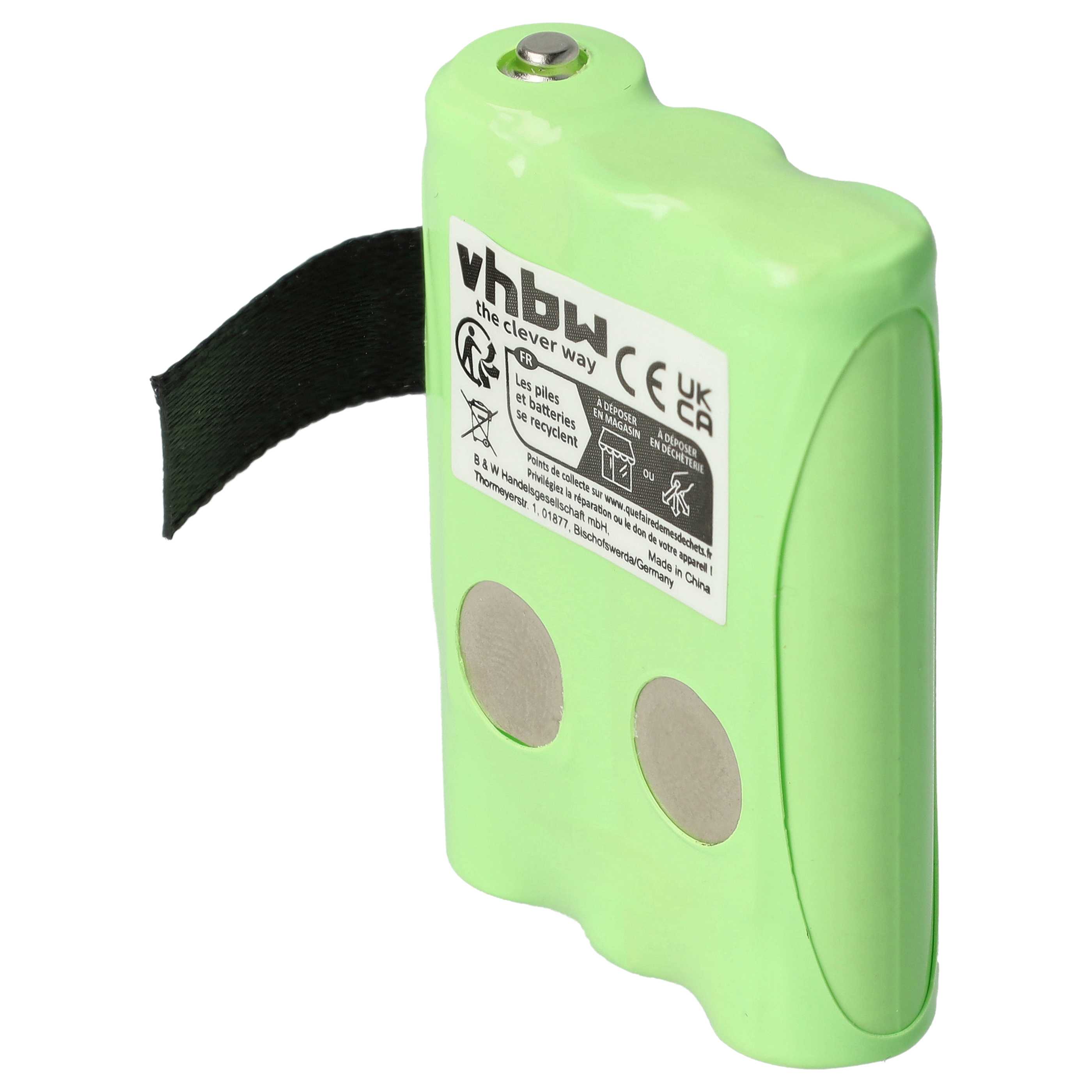 Radio 10x Battery replaces 53617, 3XCAAA, KEBT-086-B - 700 mAh 3.6 V NiMH