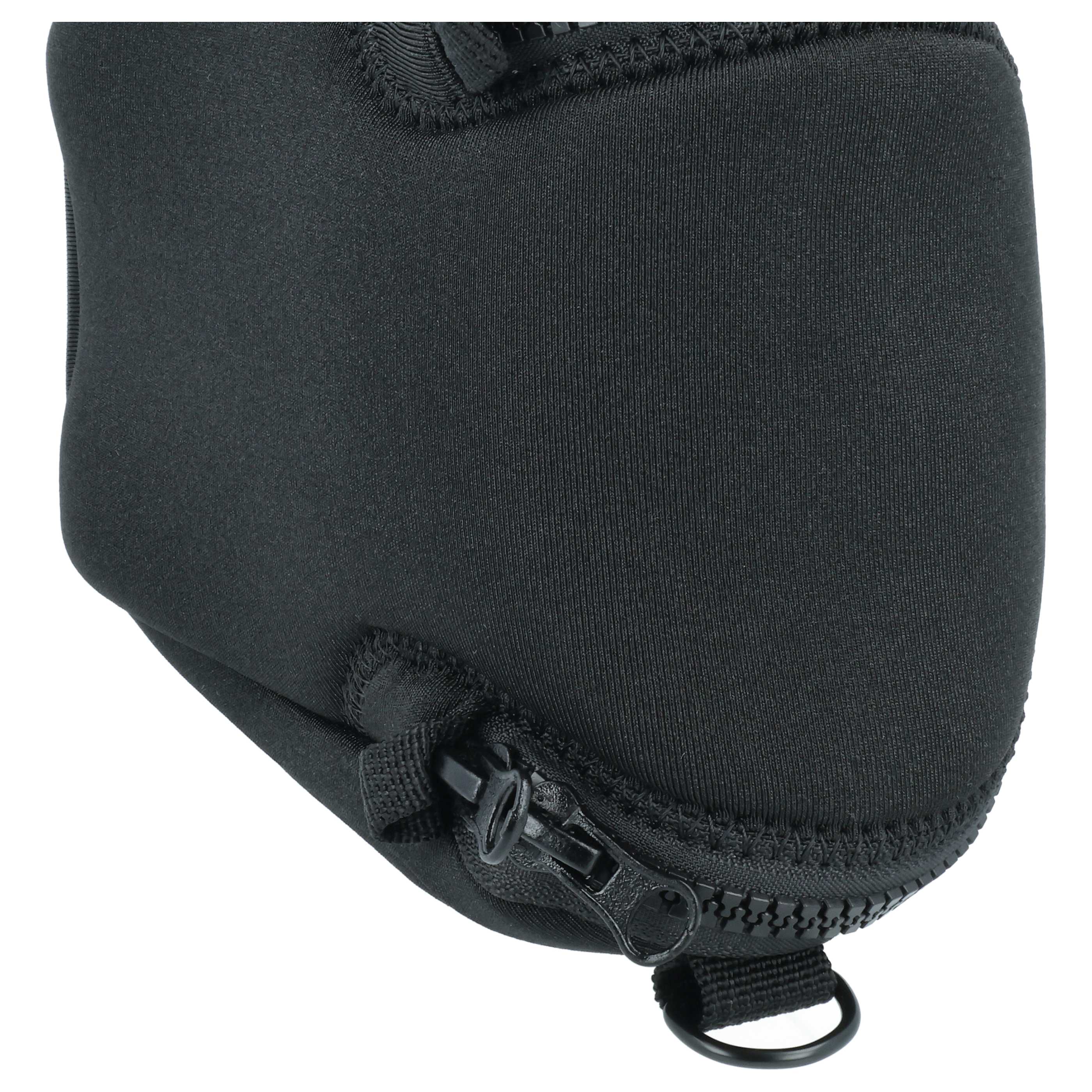 Camera Case suitable for Fujifilm, JVC, Panasonic, Nikon Camera etc. - black, 151 x 150 x 76 mm + Shoulder Str