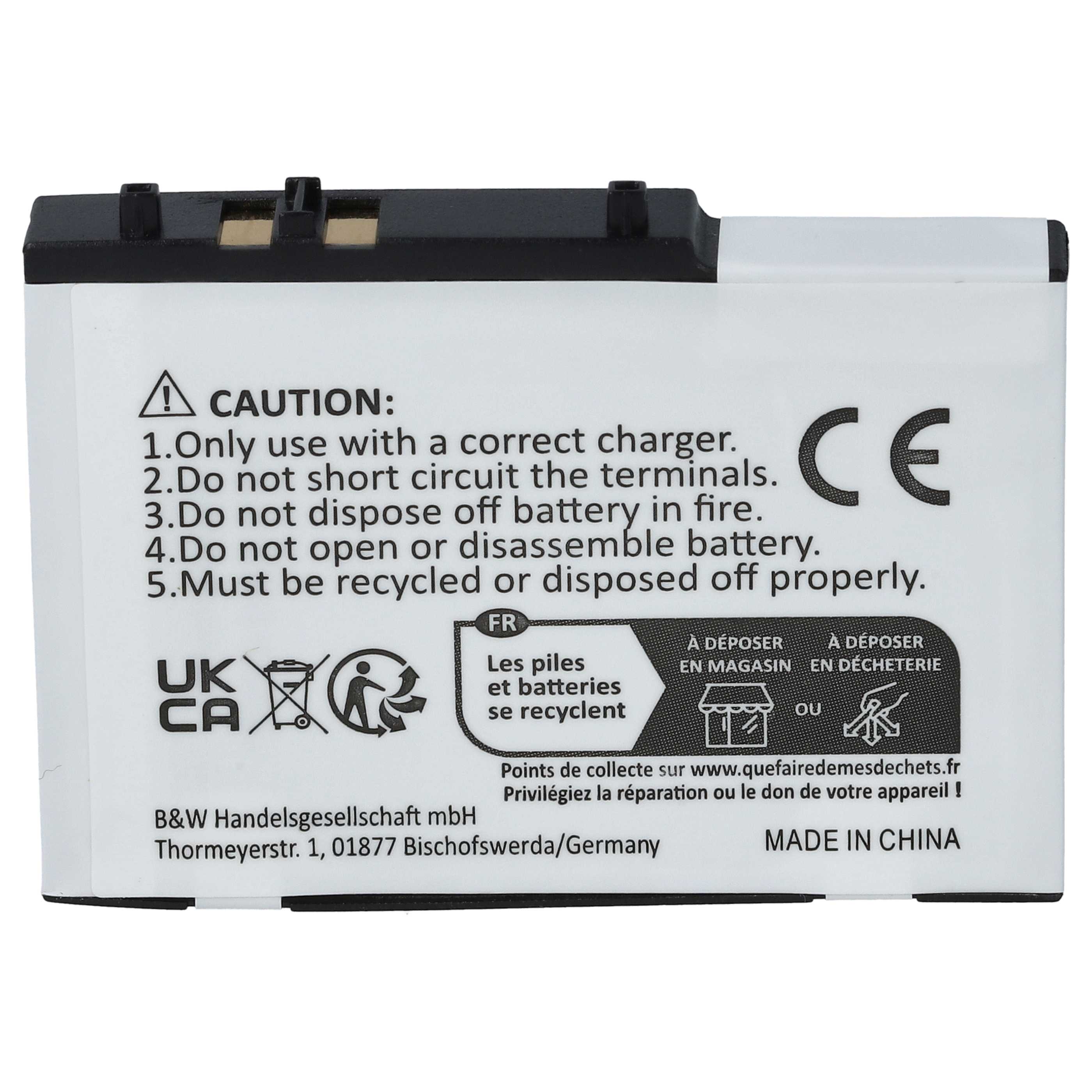 Games Console 2x Battery replaces Nintendo USG-001, USG-003 - 900 mAh 3.7 V Li-Ion
