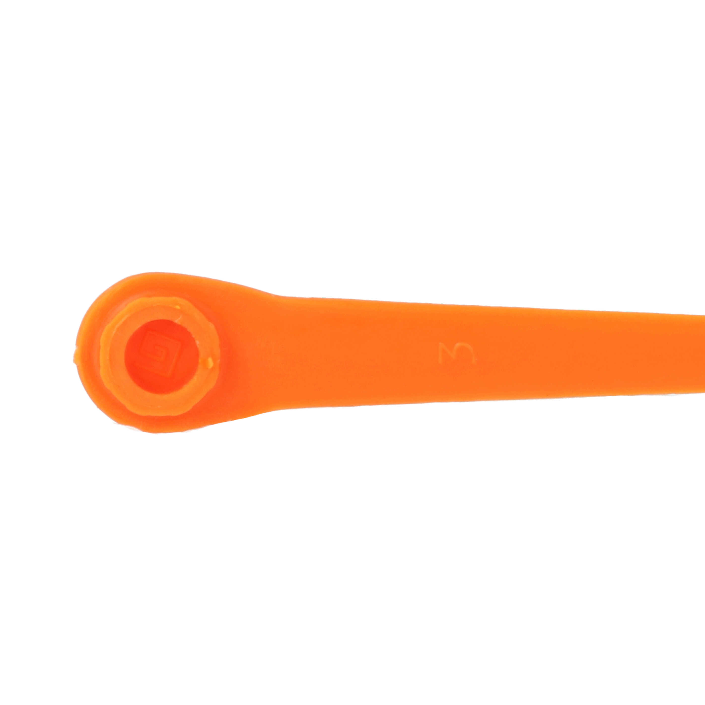 50x Lames remplace Gardena RotorCut 5368-20 pour débroussailleuse – Couteaux plastique, Orange