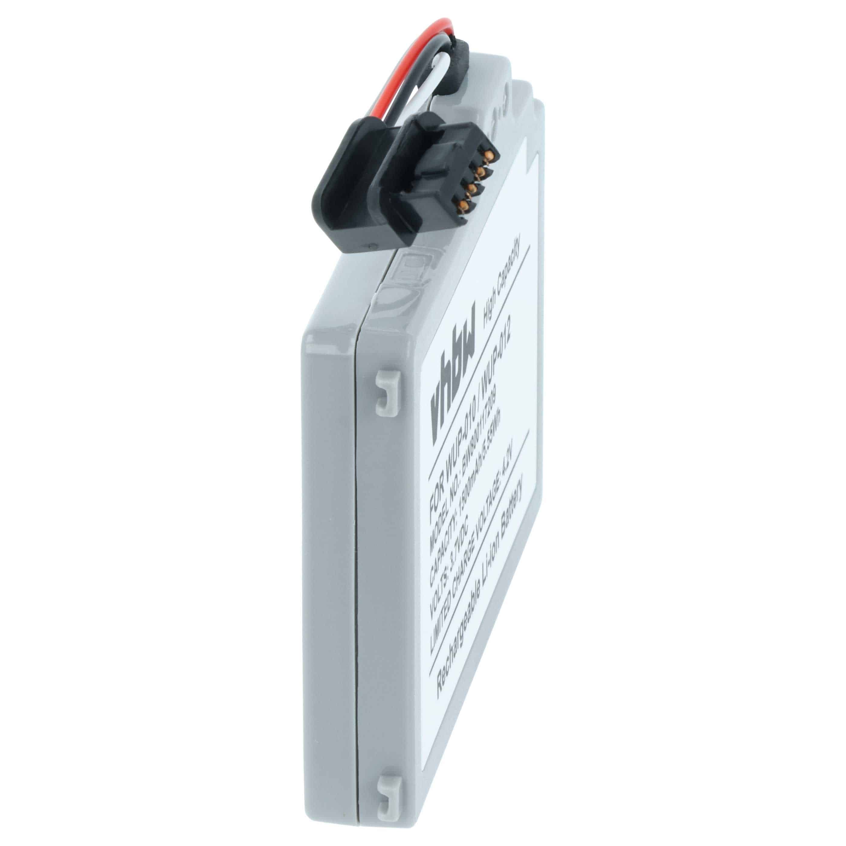 Games Console Battery replaces Nintendo WUP-012 - 1500 mAh 3.7 V Li-polymer