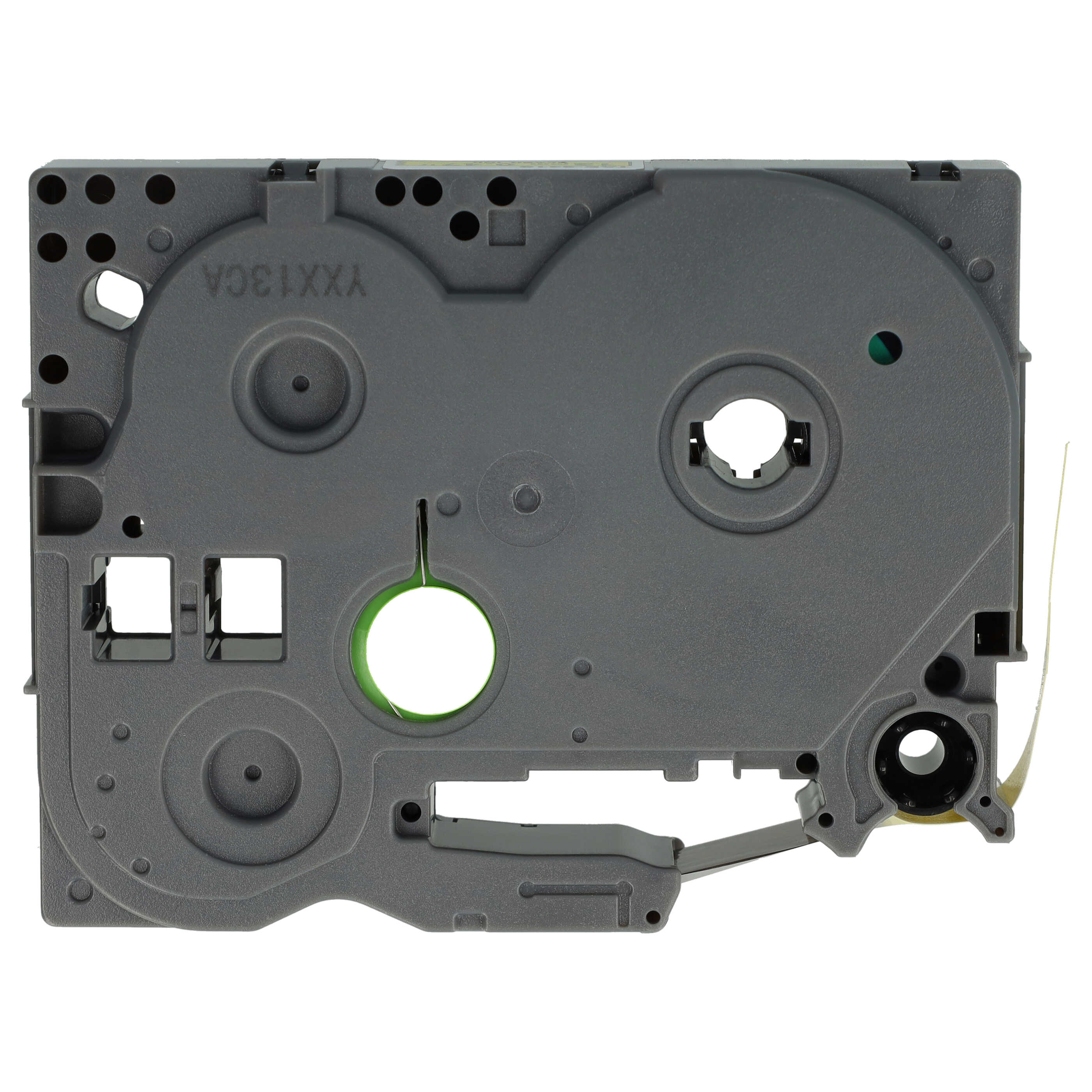 Label Tape replaces Brother TZE-631S - 12 mm Black to Yellow