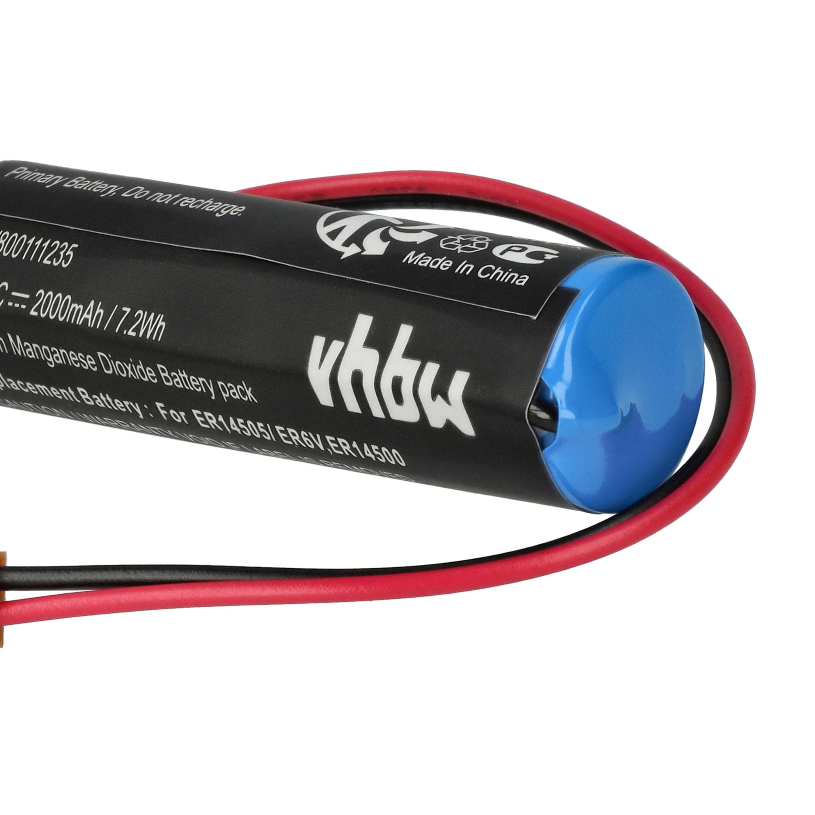 Laser 10x Battery replaces Toshiba ER6V, ER14500 - 2000 mAh 3.6 V Li-MnO2