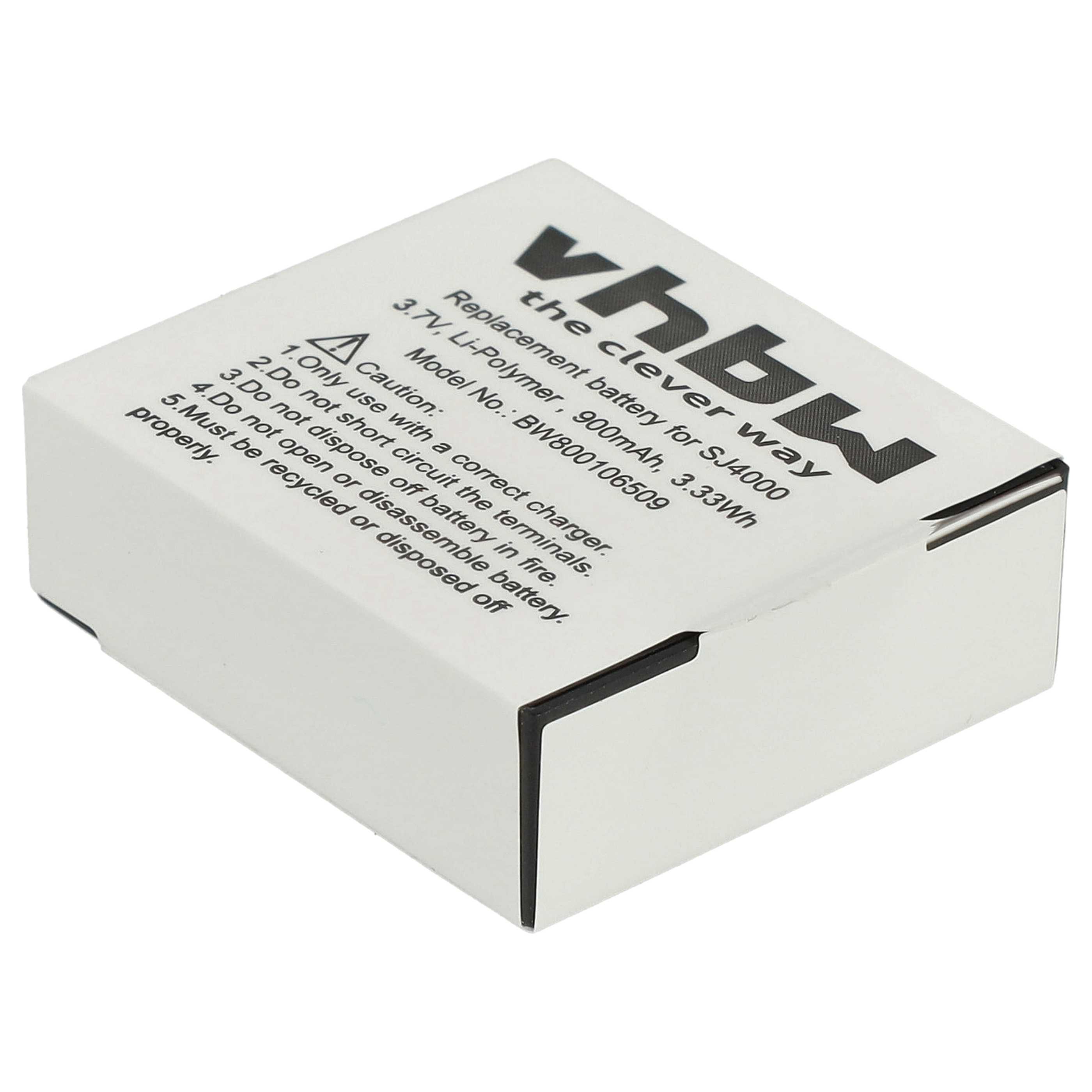 Videocamera Battery Replacement for EKEN PG1050 - 900 mAh 3.7 V Li-Ion